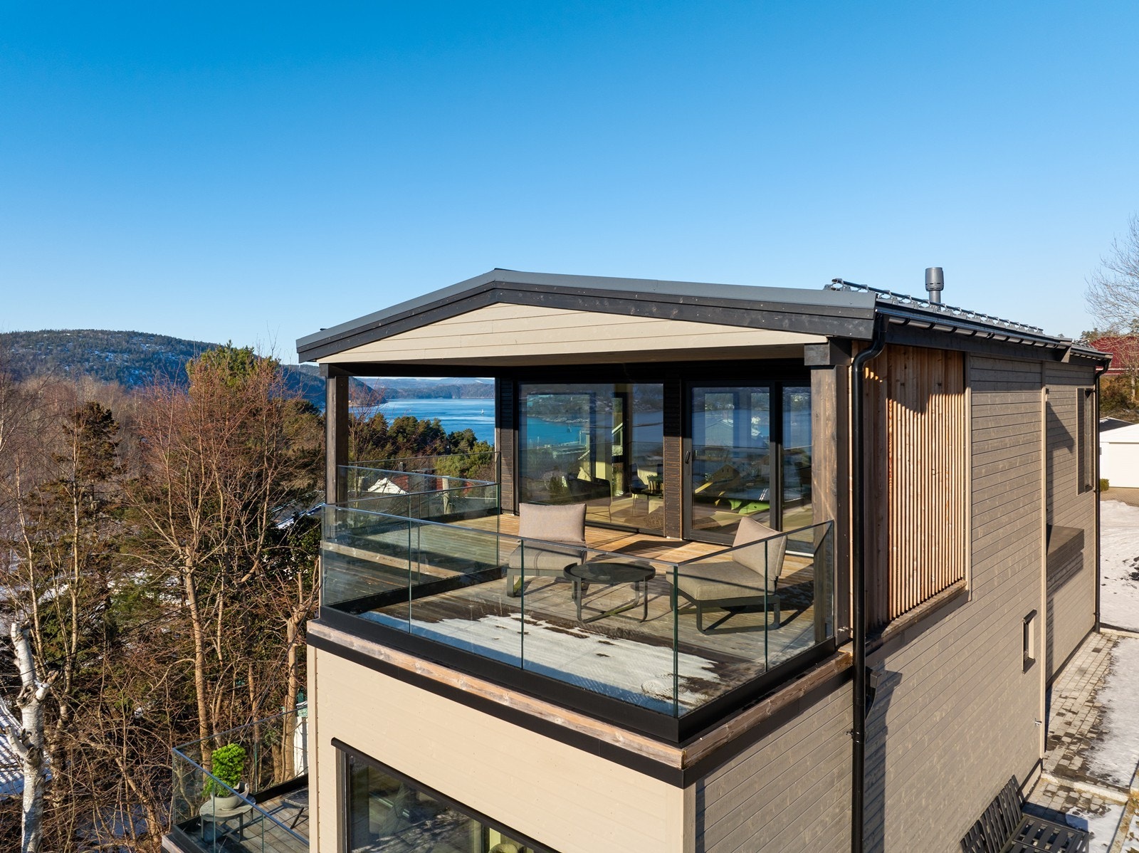 Terrassen i toppetasjen Galleribilde