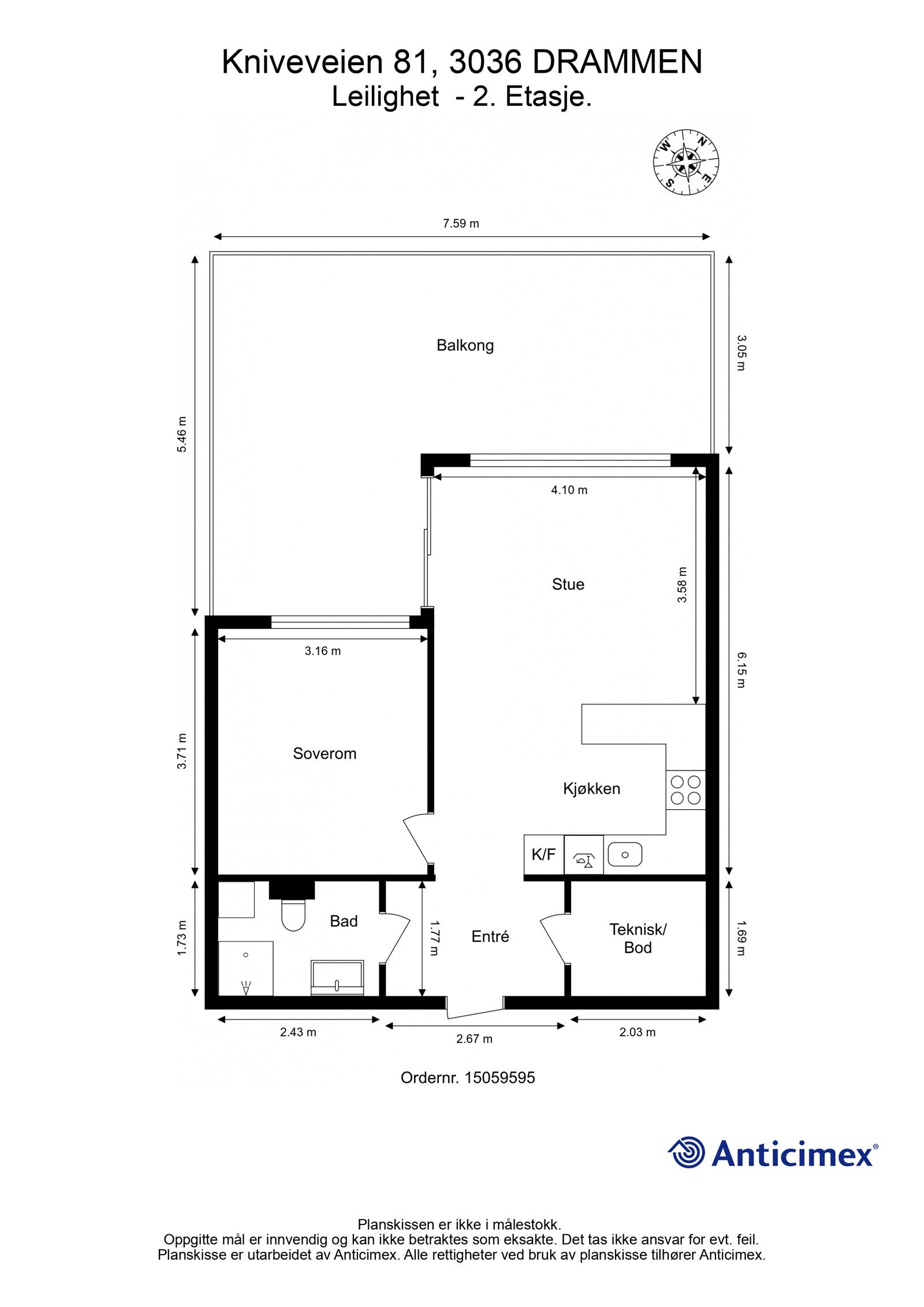 Plantegning Galleribilde