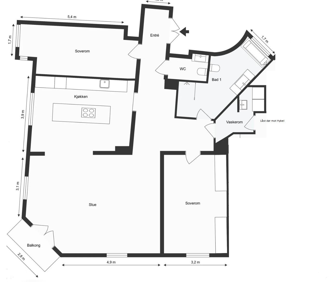 Plantegning Galleribilde