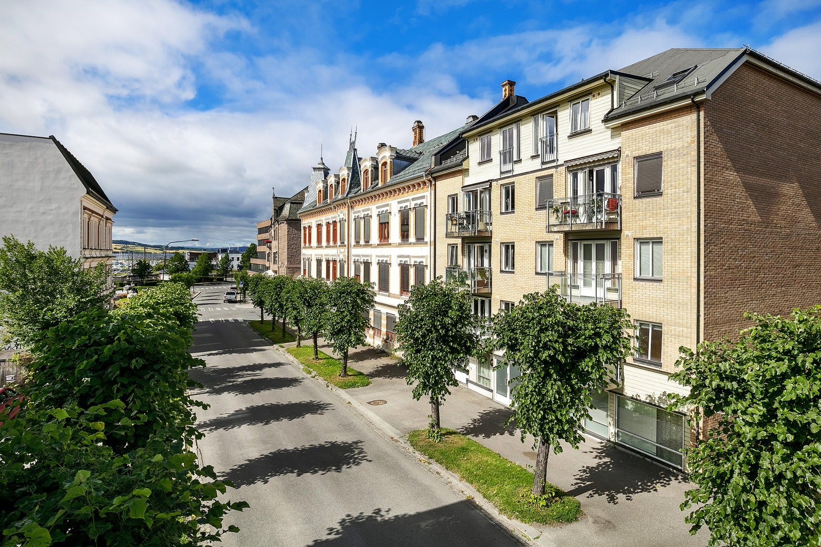 Oversiktsbilde over Parkgata. Galleribilde