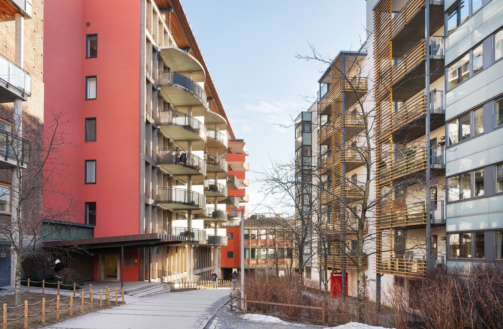 Leiligheten ligger flott til i 6. etasje! Galleribilde