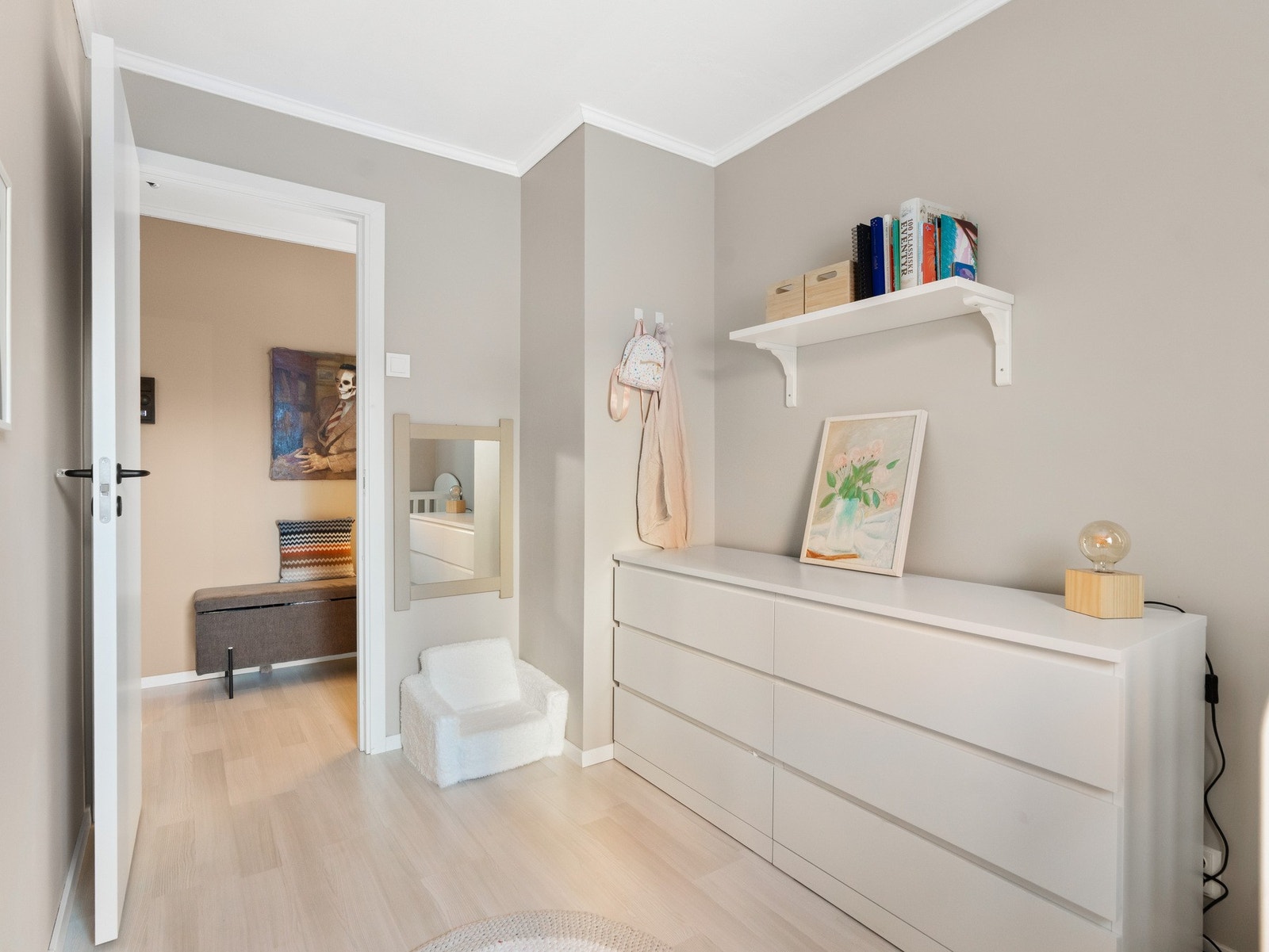 Her er det ikke mangel på oppbevaring Galleribilde