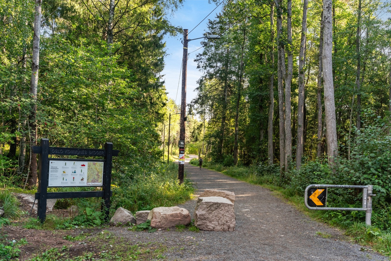 Umiddelbar nærhet til marka Galleribilde