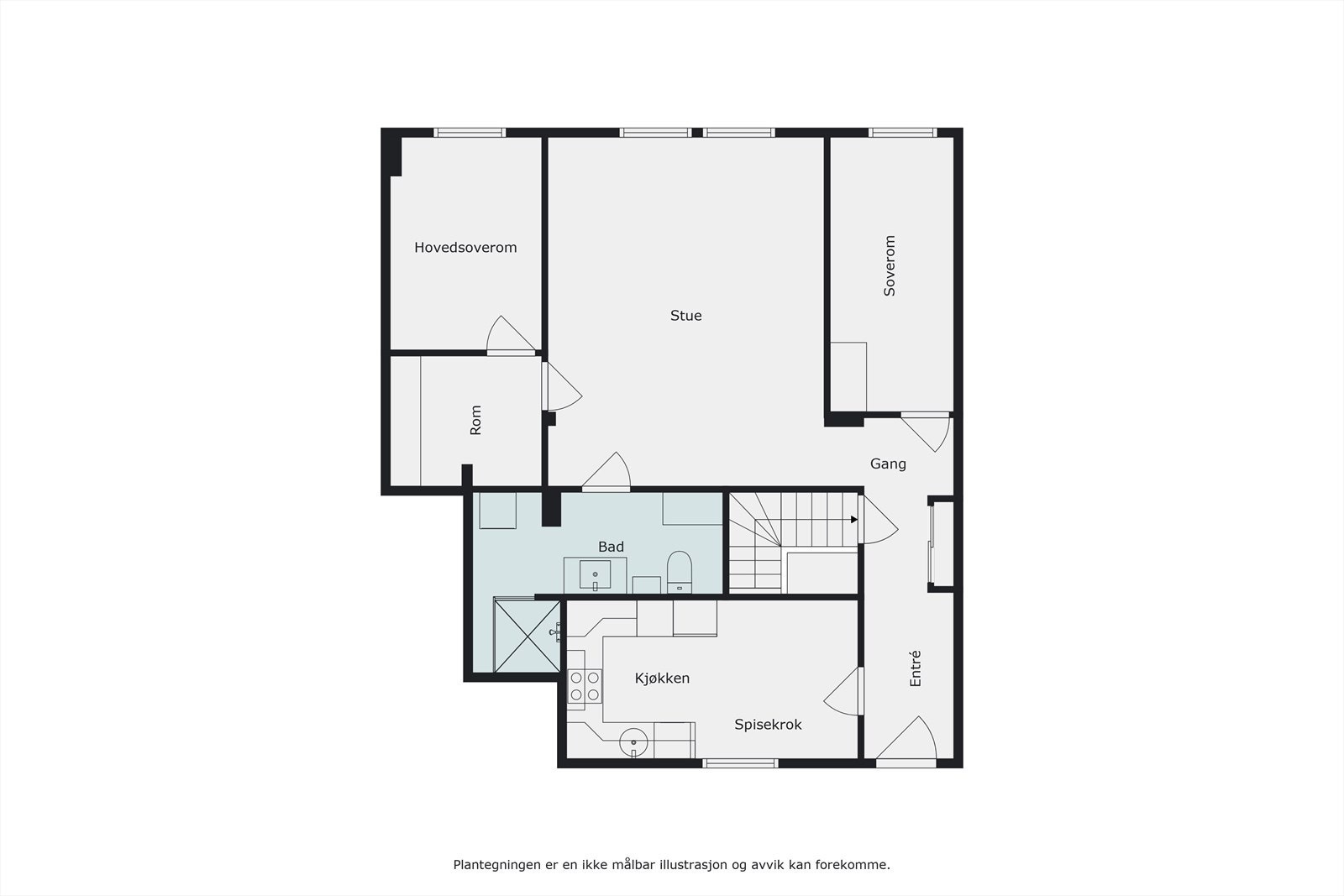 Plantegning Galleribilde