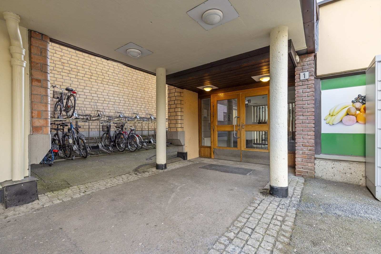 Hyggelig inngangsparti Galleribilde