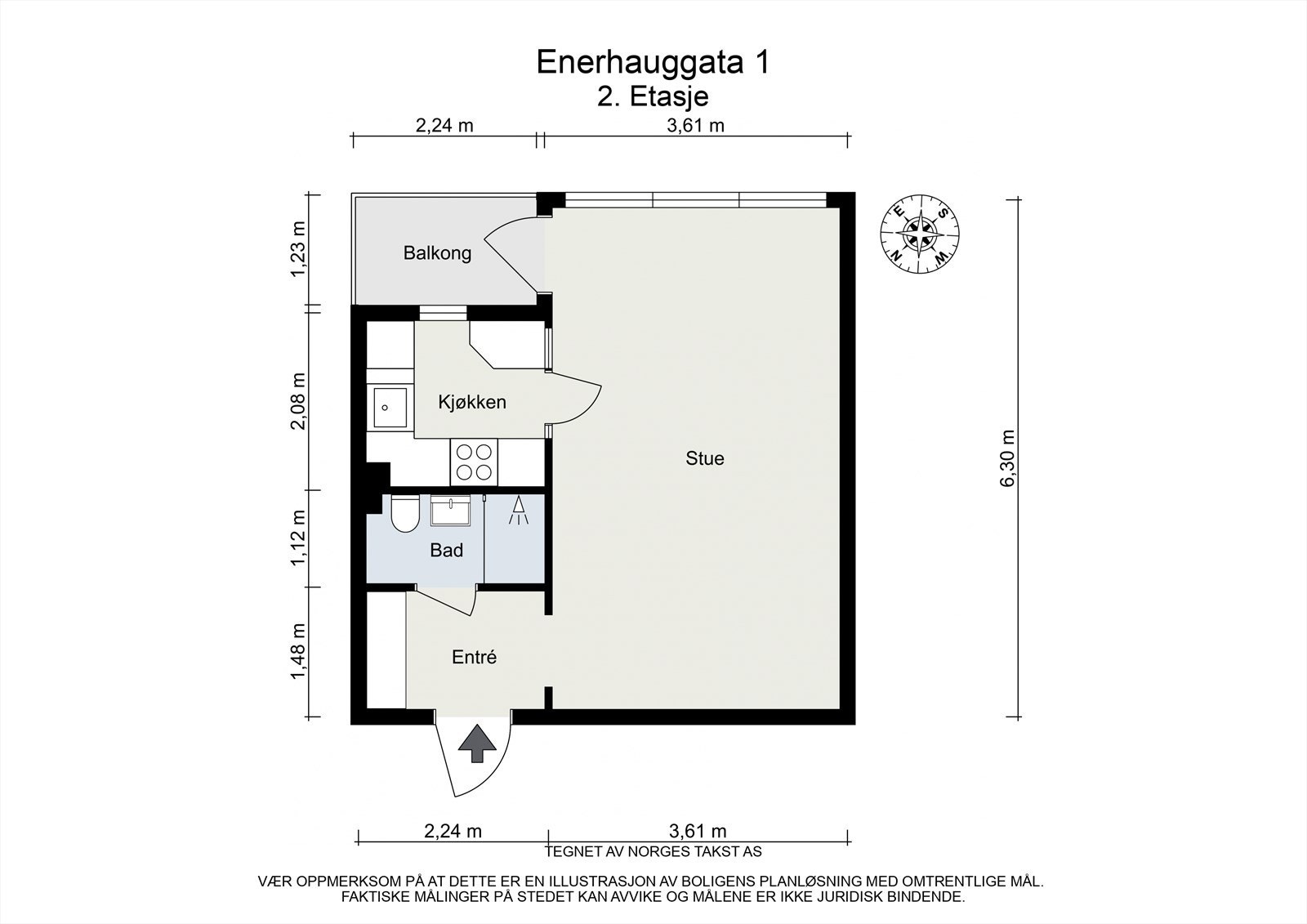 Plantegning Galleribilde