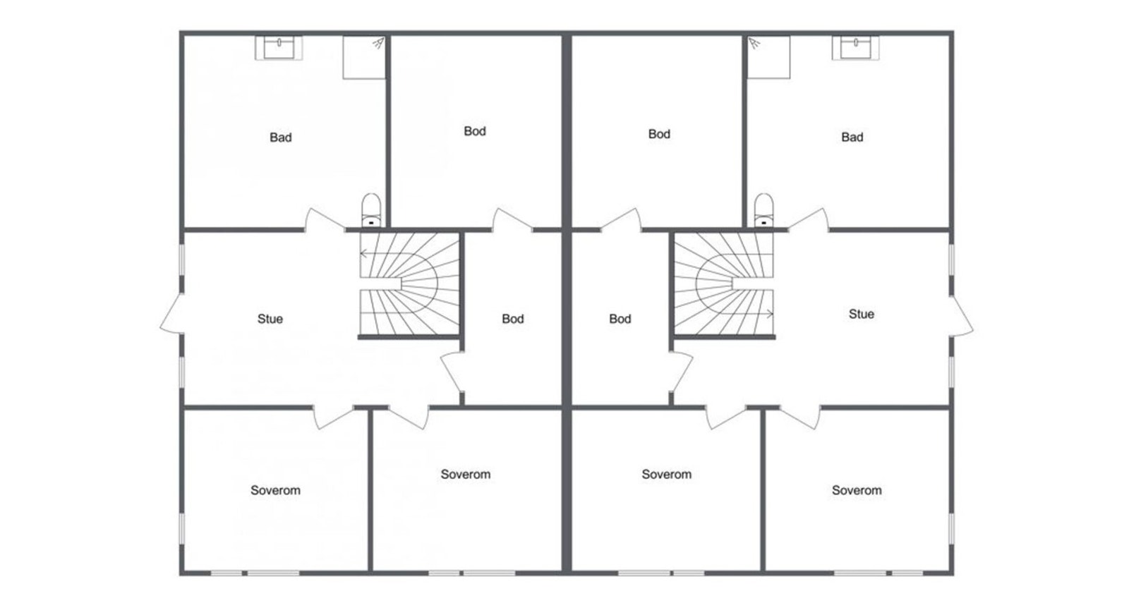 Plantegning Underetasje Galleribilde