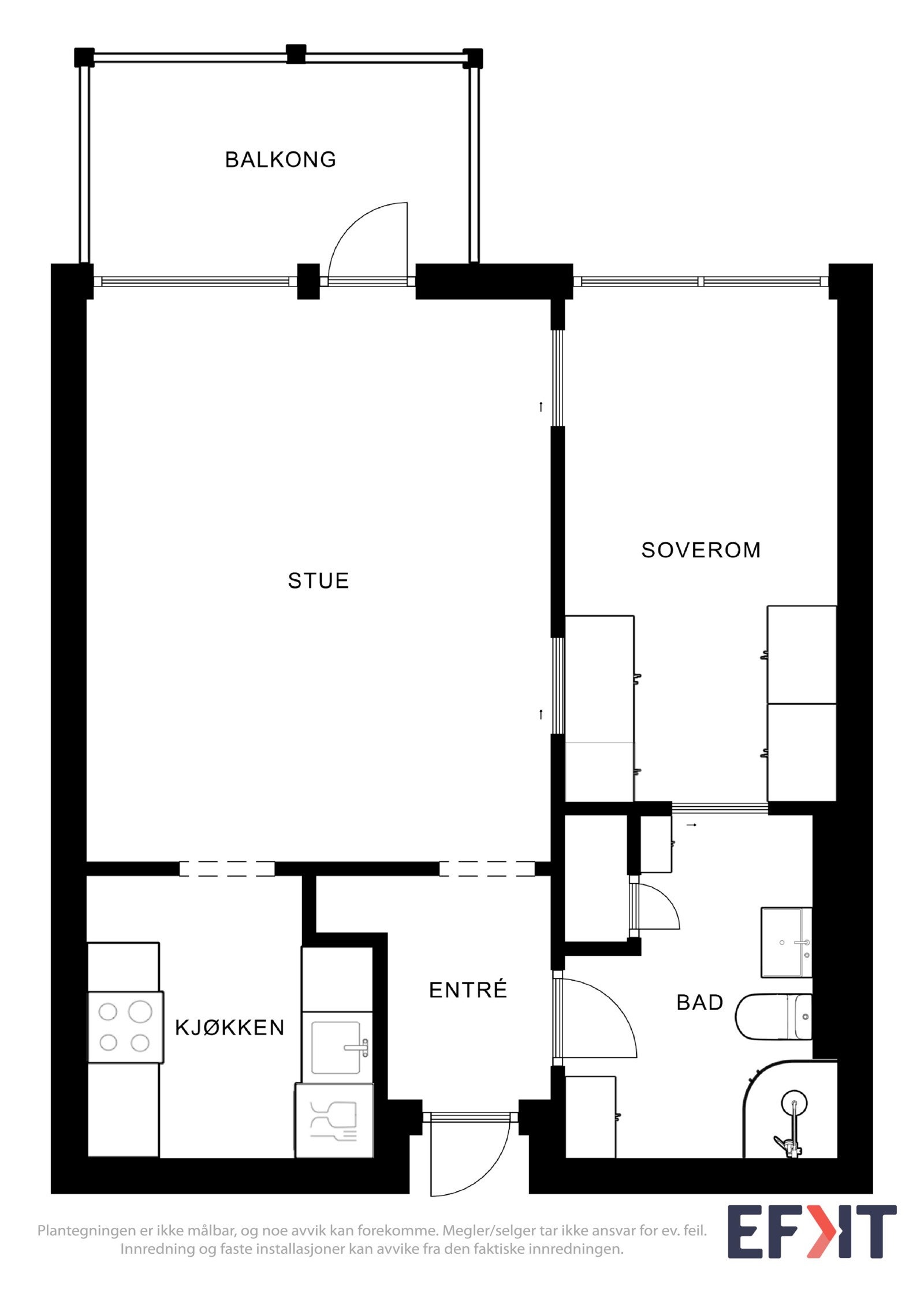 2dplan og 1 Galleribilde