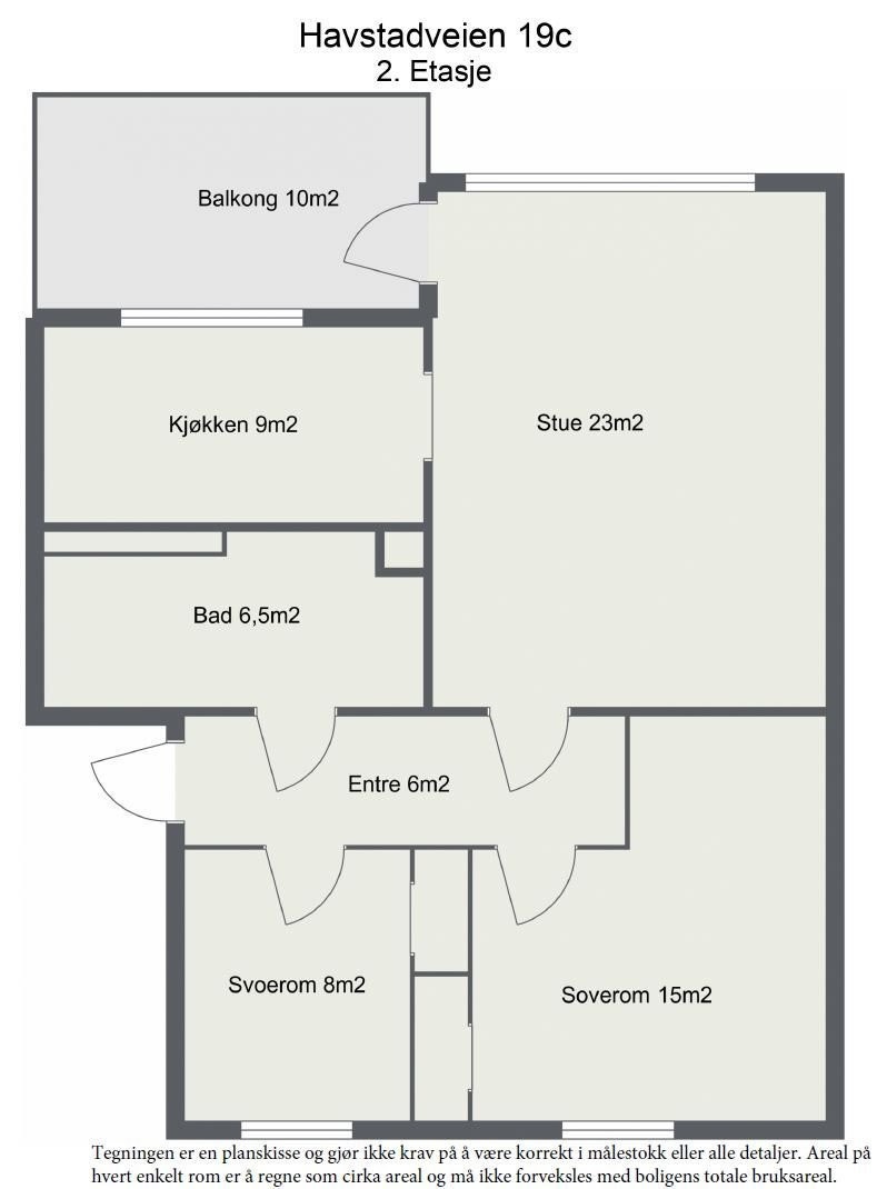 Plantegning Galleribilde