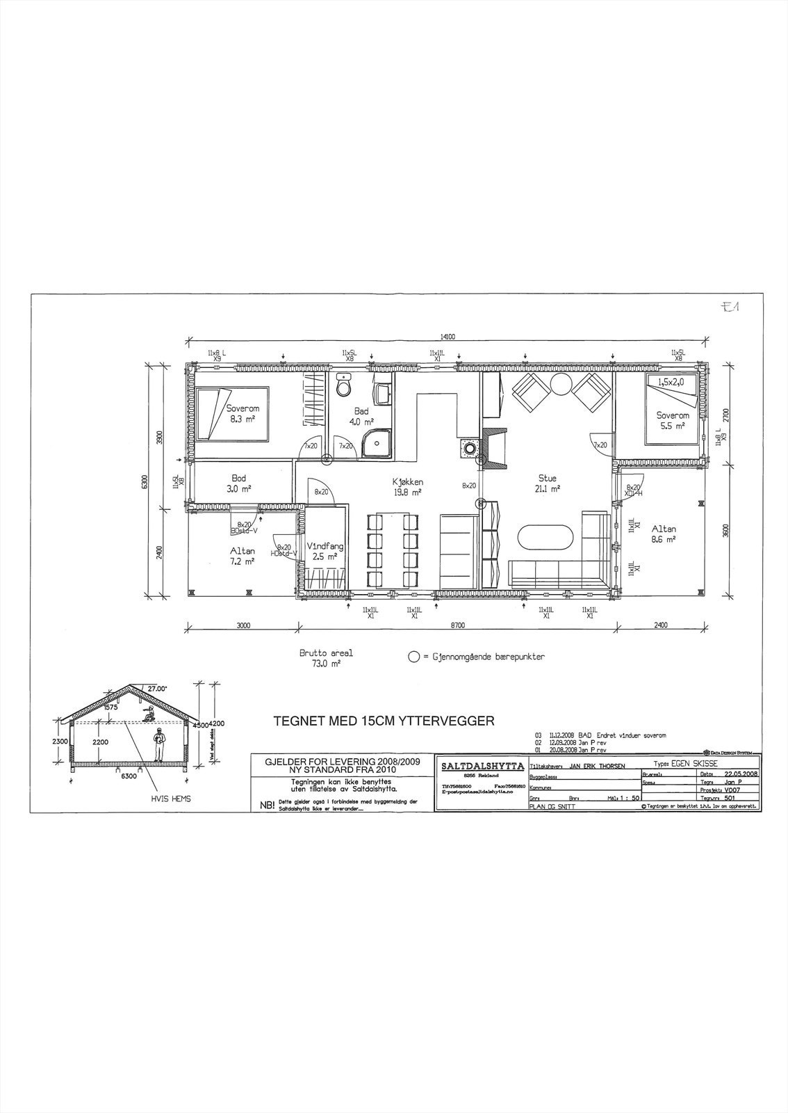 Plantegning. Galleribilde