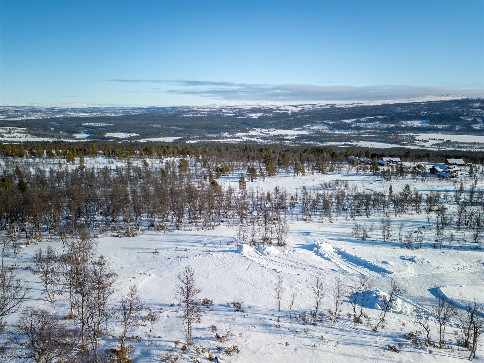 Utsikt mot Røros, Viglfjella og Kvernskardet Galleribilde