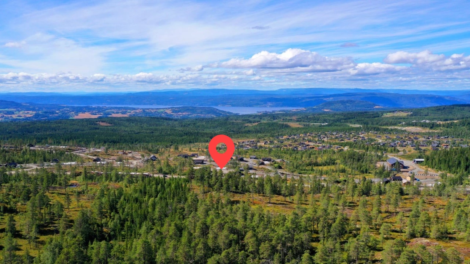 Tomt 607 ligger flott til i øvre del av felt B / Badstueåsen Galleribilde