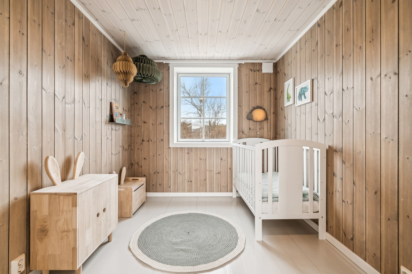 Det tredje soverommet er i dag innredet som barnerom. Galleribilde