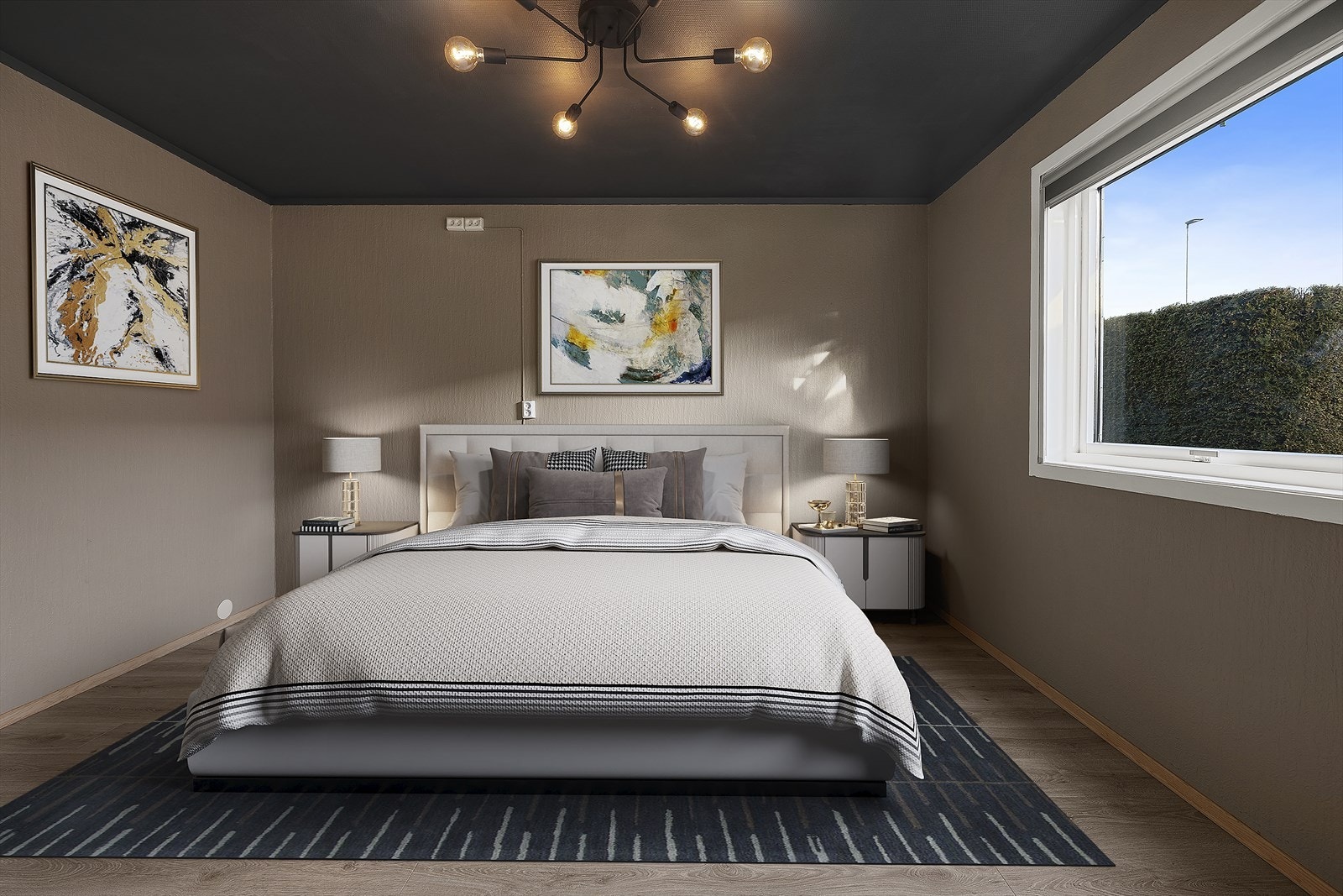 Hovedsoverom (Bildet er digitalt møblert) Galleribilde