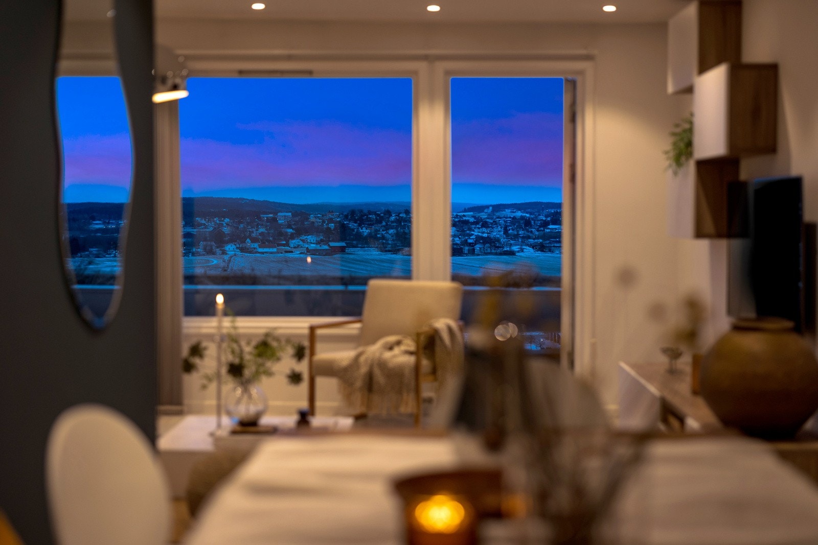 Utsikt fra spisestuen Galleribilde