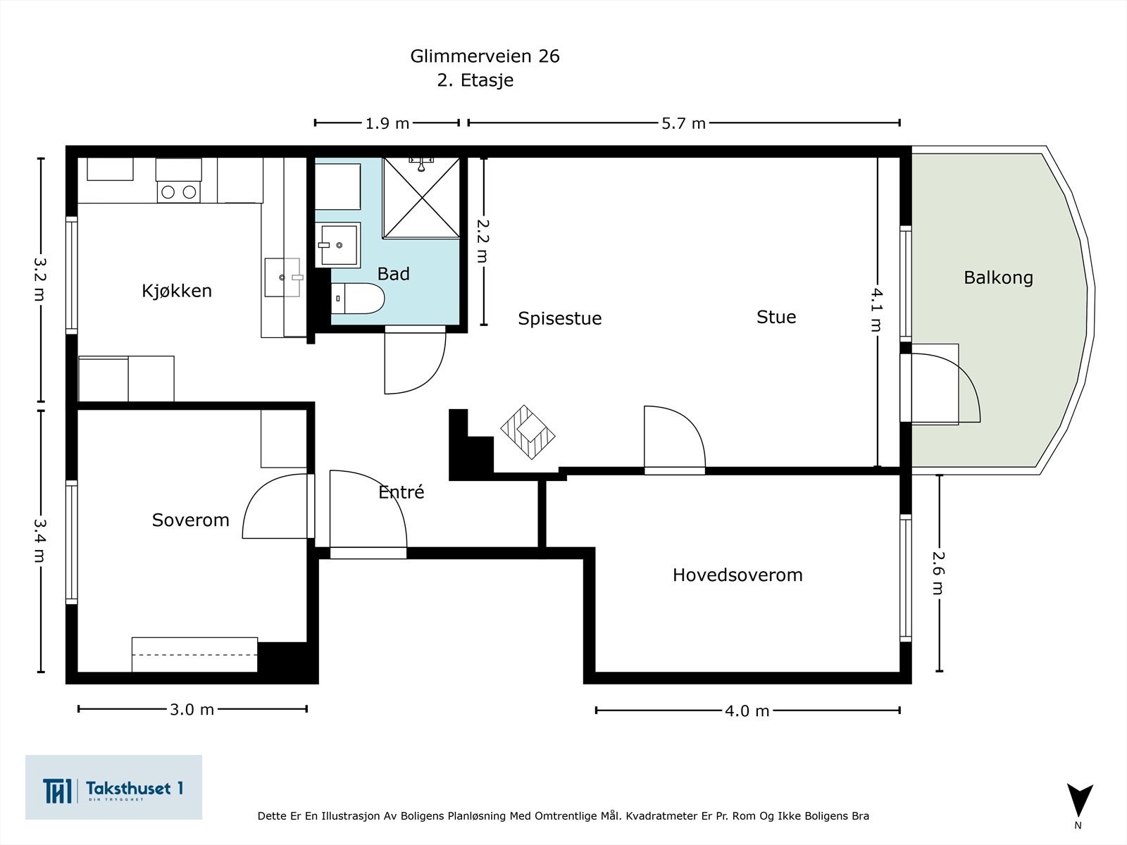 Plantegning, Glimmerveien 26.jpg Galleribilde
