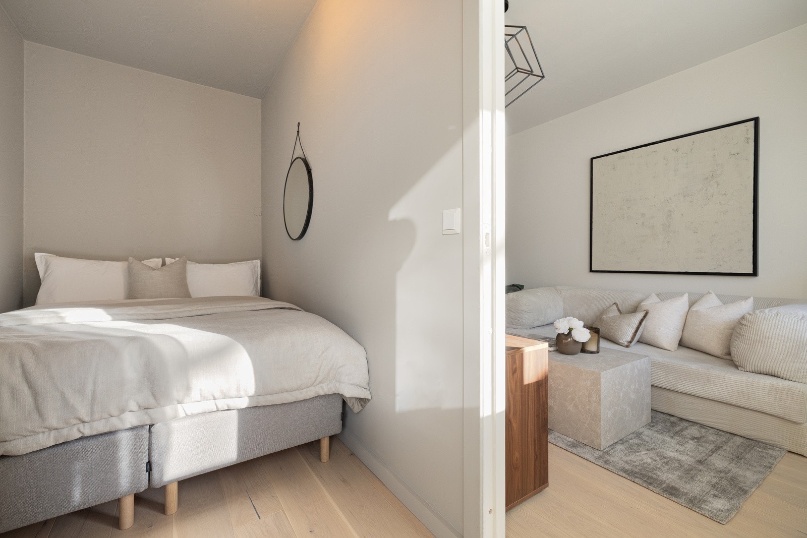 Soverom med plass til dobbeltseng. Galleribilde