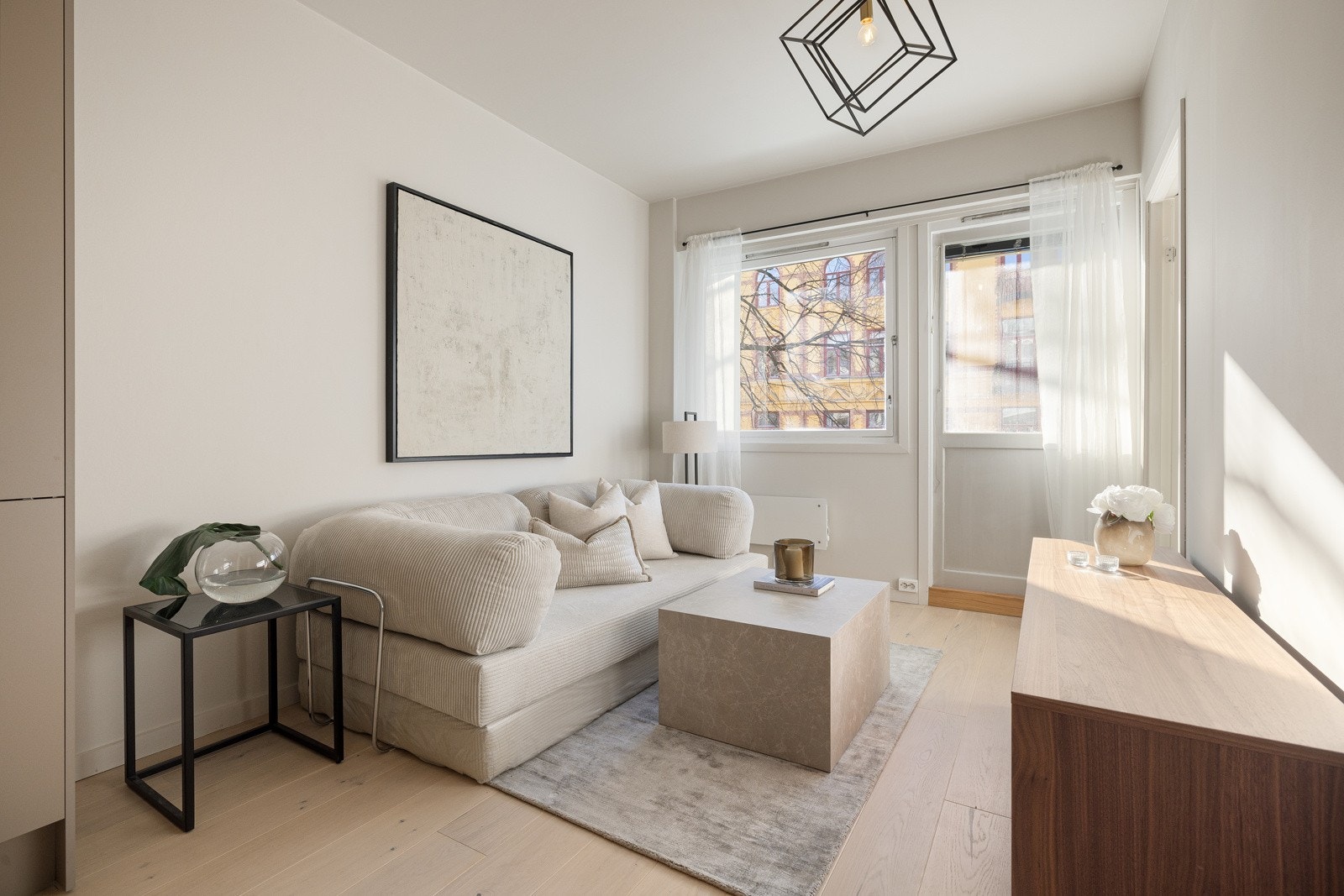 Leiligheten er pusset opp i 2023. Galleribilde