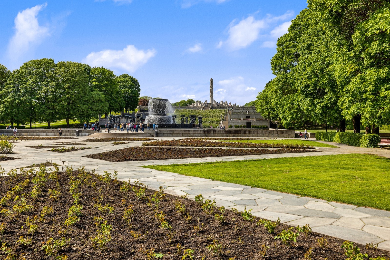 Frognerparken ligger i umiddelbar gangavstand. Galleribilde