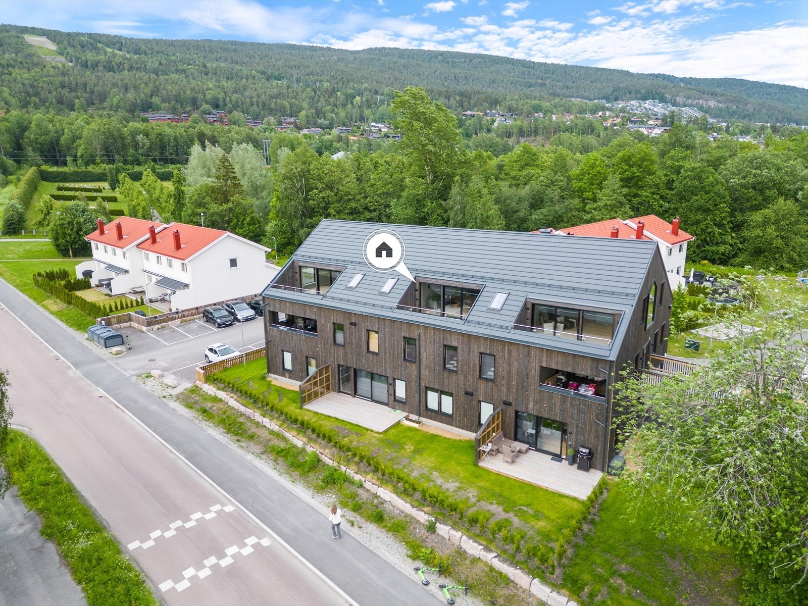 Boligen har en meget attraktiv og sentral beliggenhet på Åssiden. Galleribilde