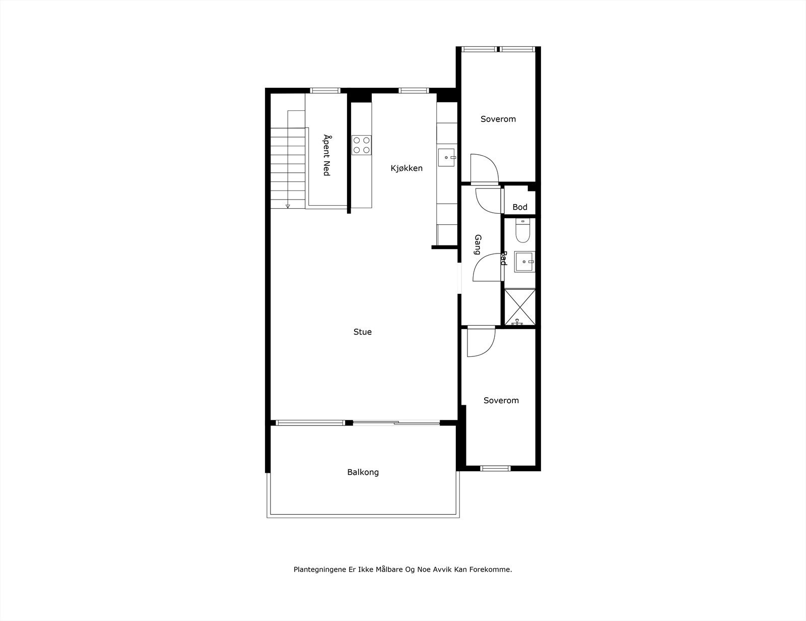 Plantegning 3. etg. Galleribilde
