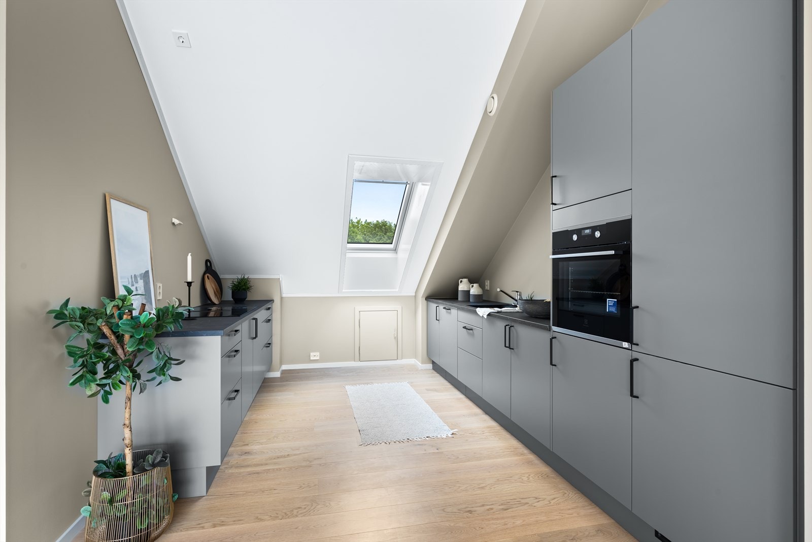 Moderne kjøkkeninnredning fra Sigdal Kjøkken. Galleribilde