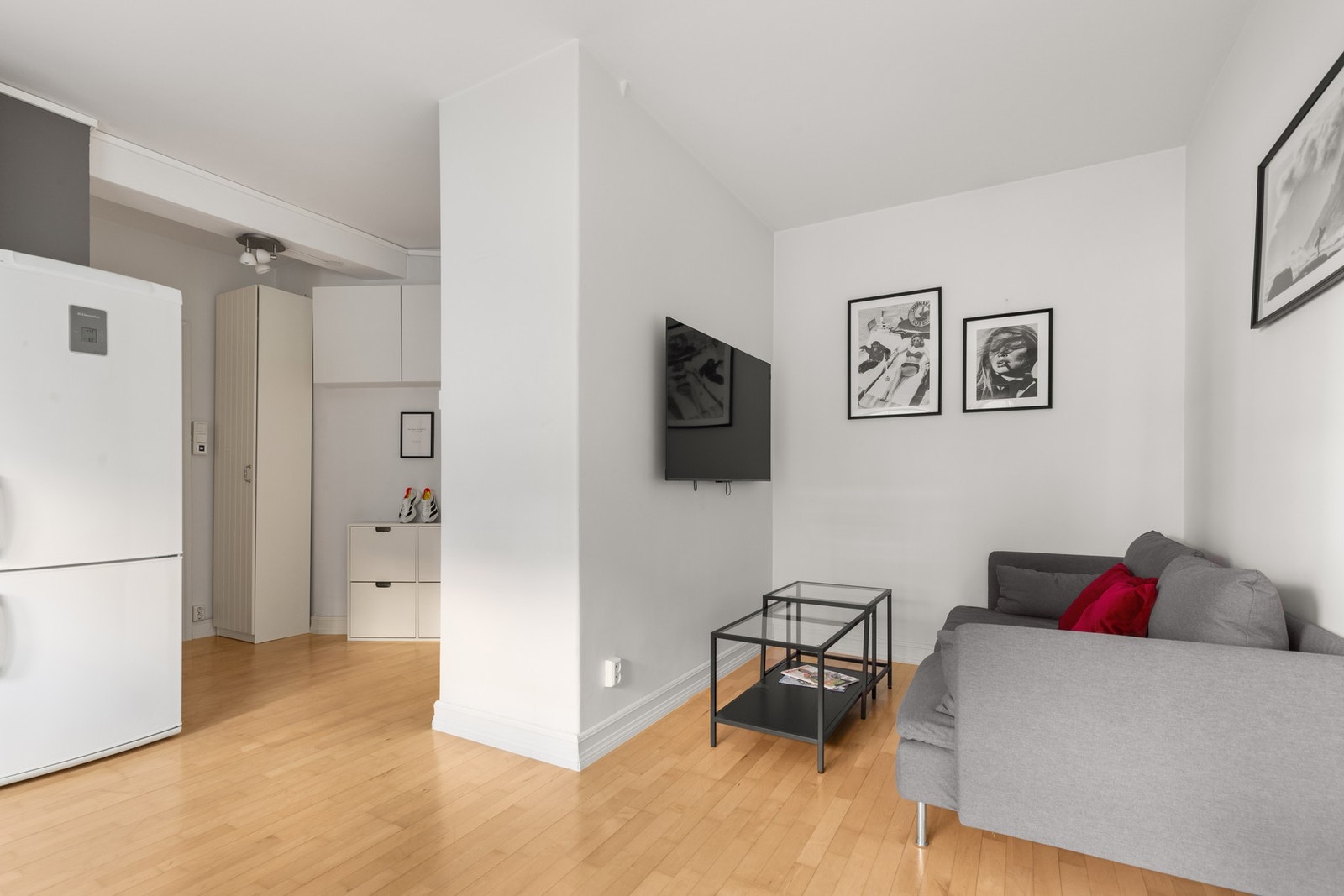 Lun parkett på gulv. Galleribilde