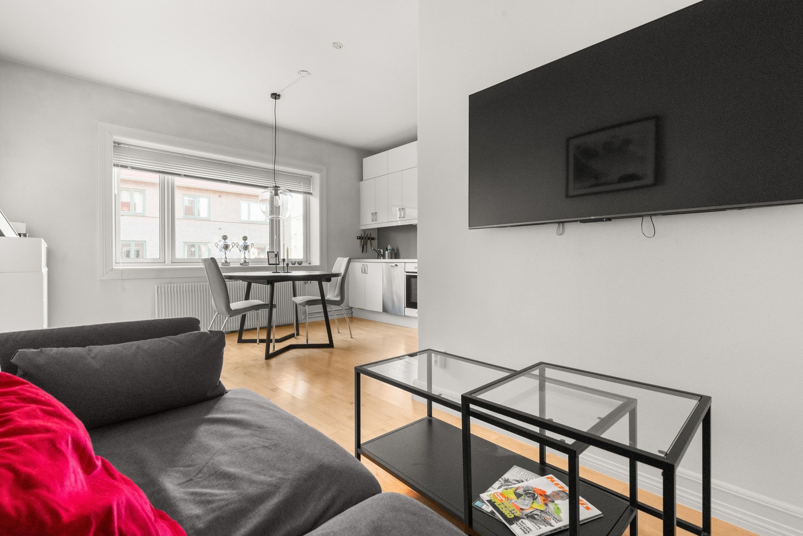 V.vann, fyring og internett er inkludert i felleskostnadene. Galleribilde