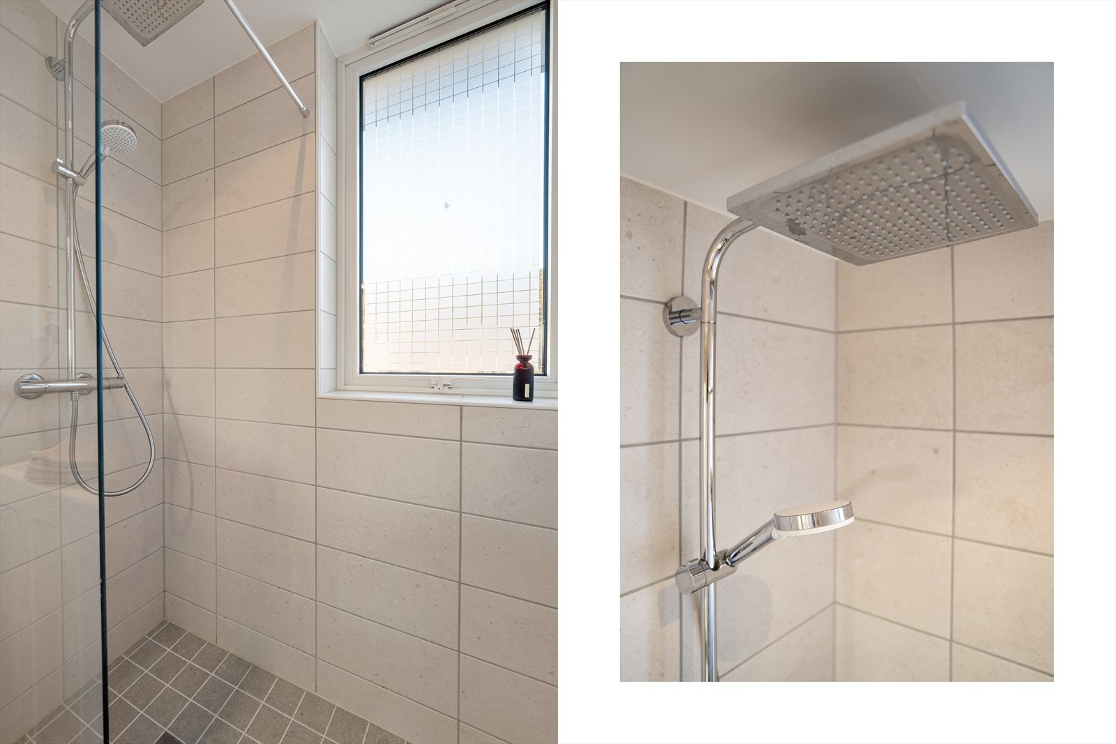 - Her får man gode kvaliteter som regnfallsdusj og gode lagringsmuligheter i speil- og servantskap - Galleribilde