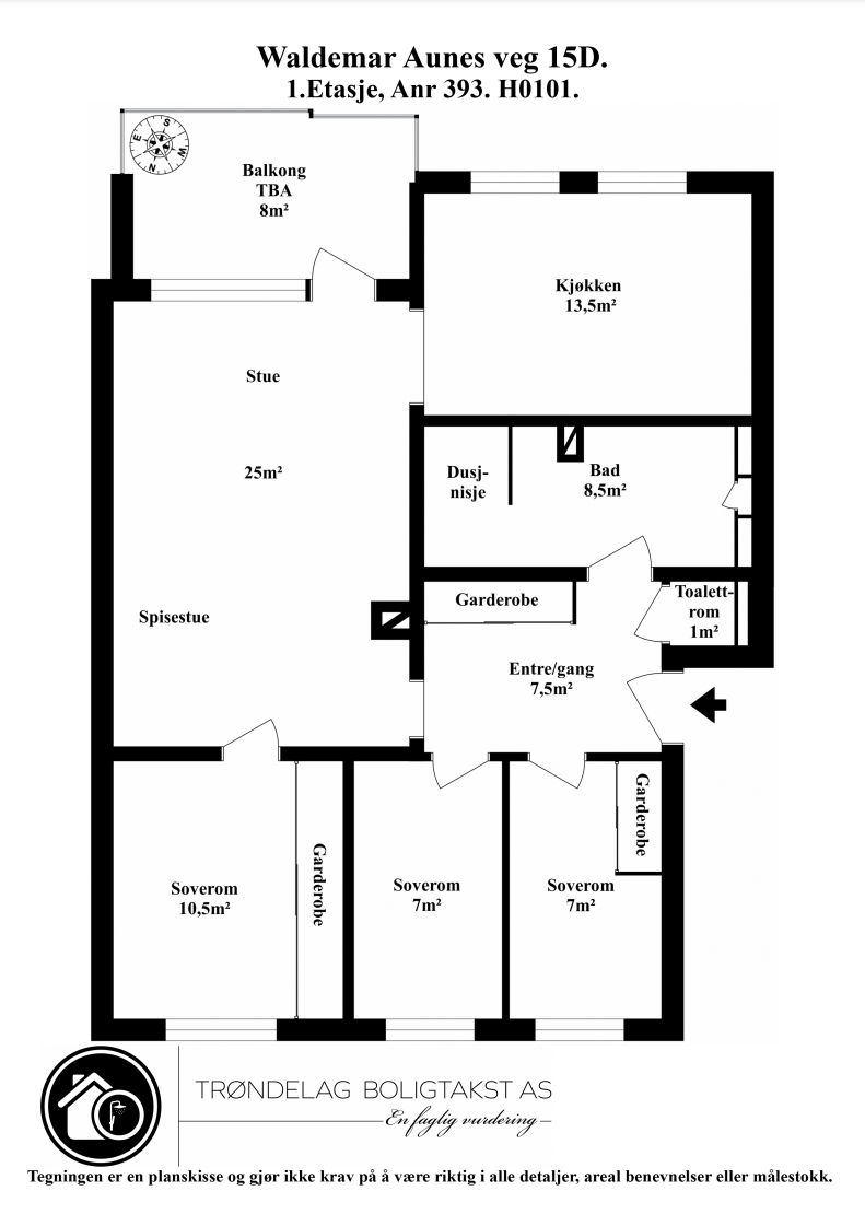 Plantegning. Galleribilde