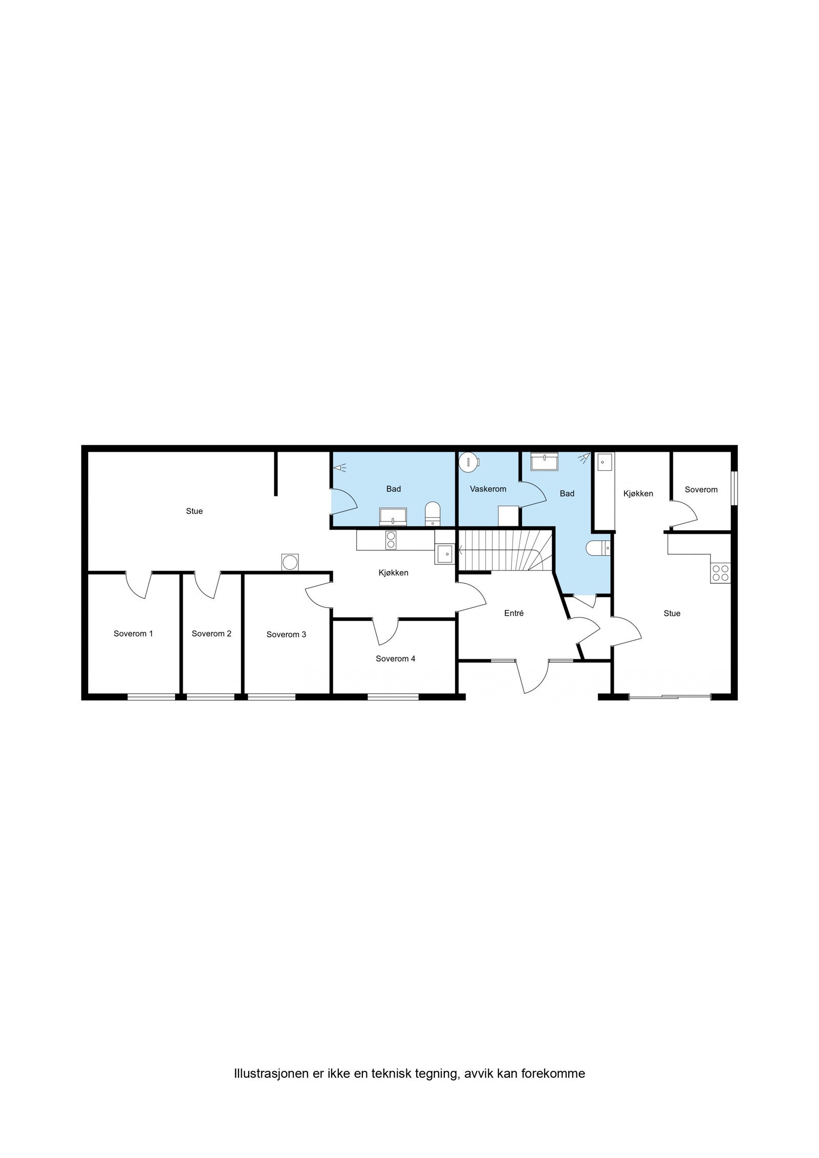 Plantegning 2. etasje. Galleribilde