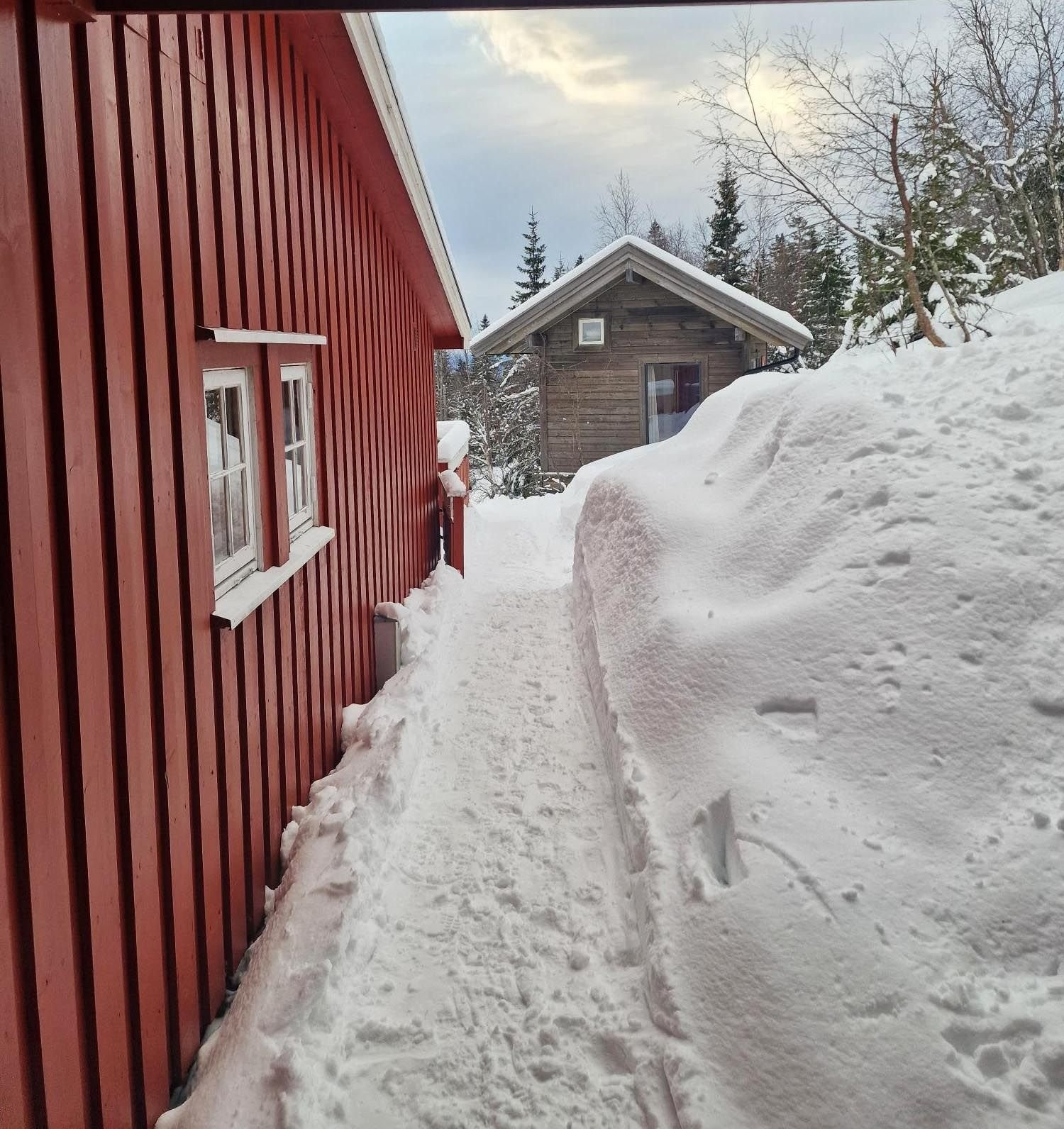 Hovedutgangen fra hytta. Galleribilde