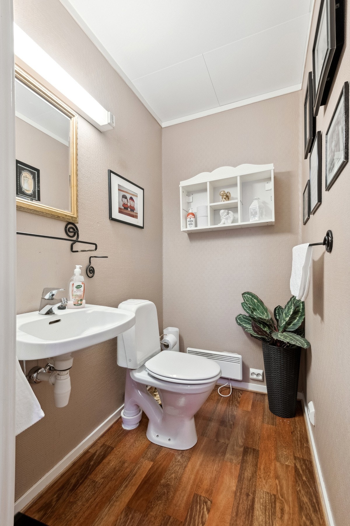 Toalettrom. Galleribilde