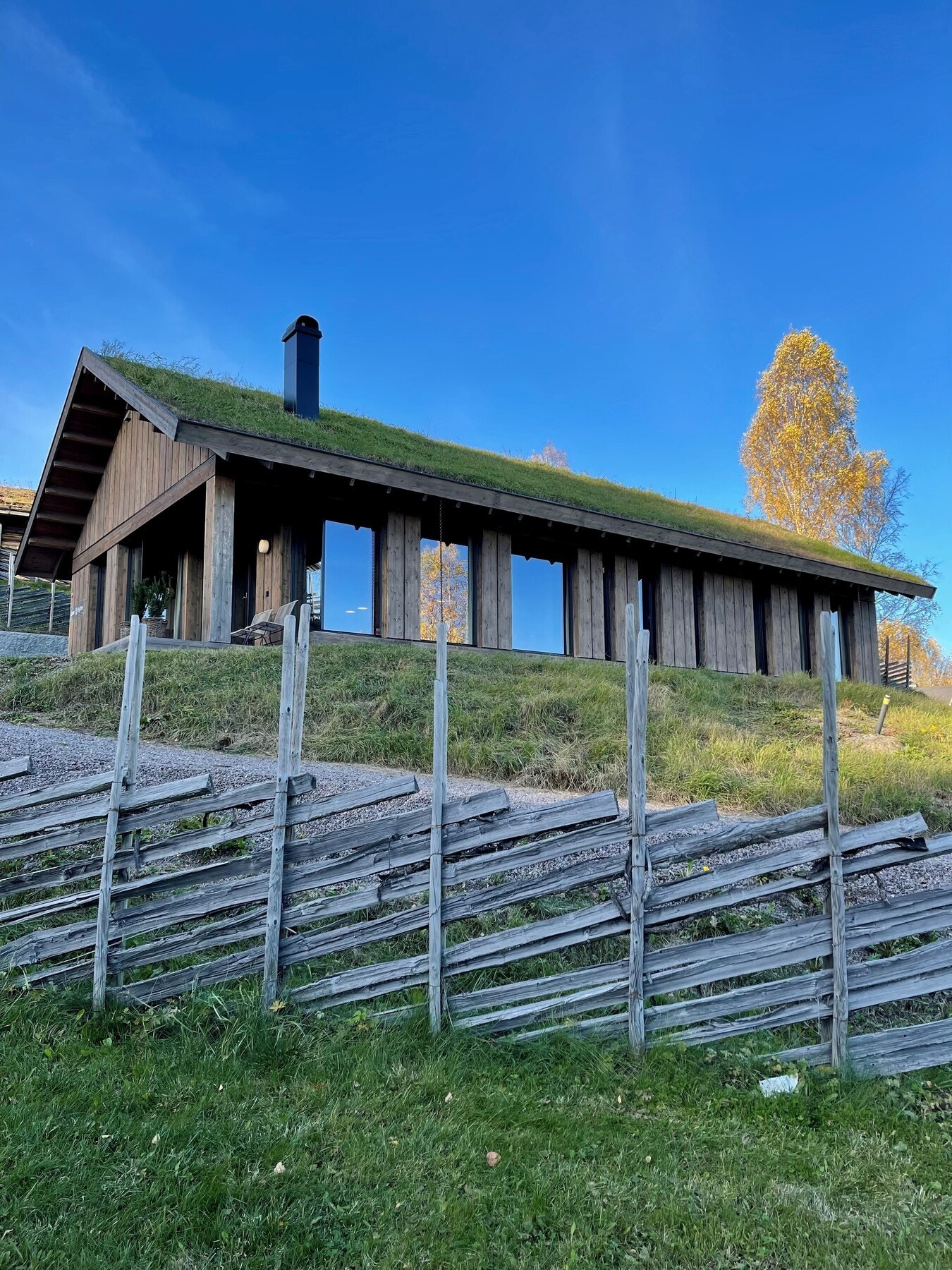 Eksempel på hyttemodell som er prosjektert på feltet, Vy 26 med hems Galleribilde