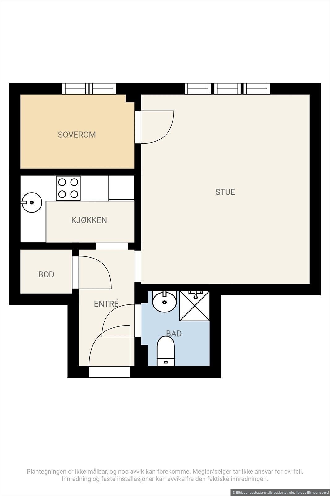 Plantegning Galleribilde