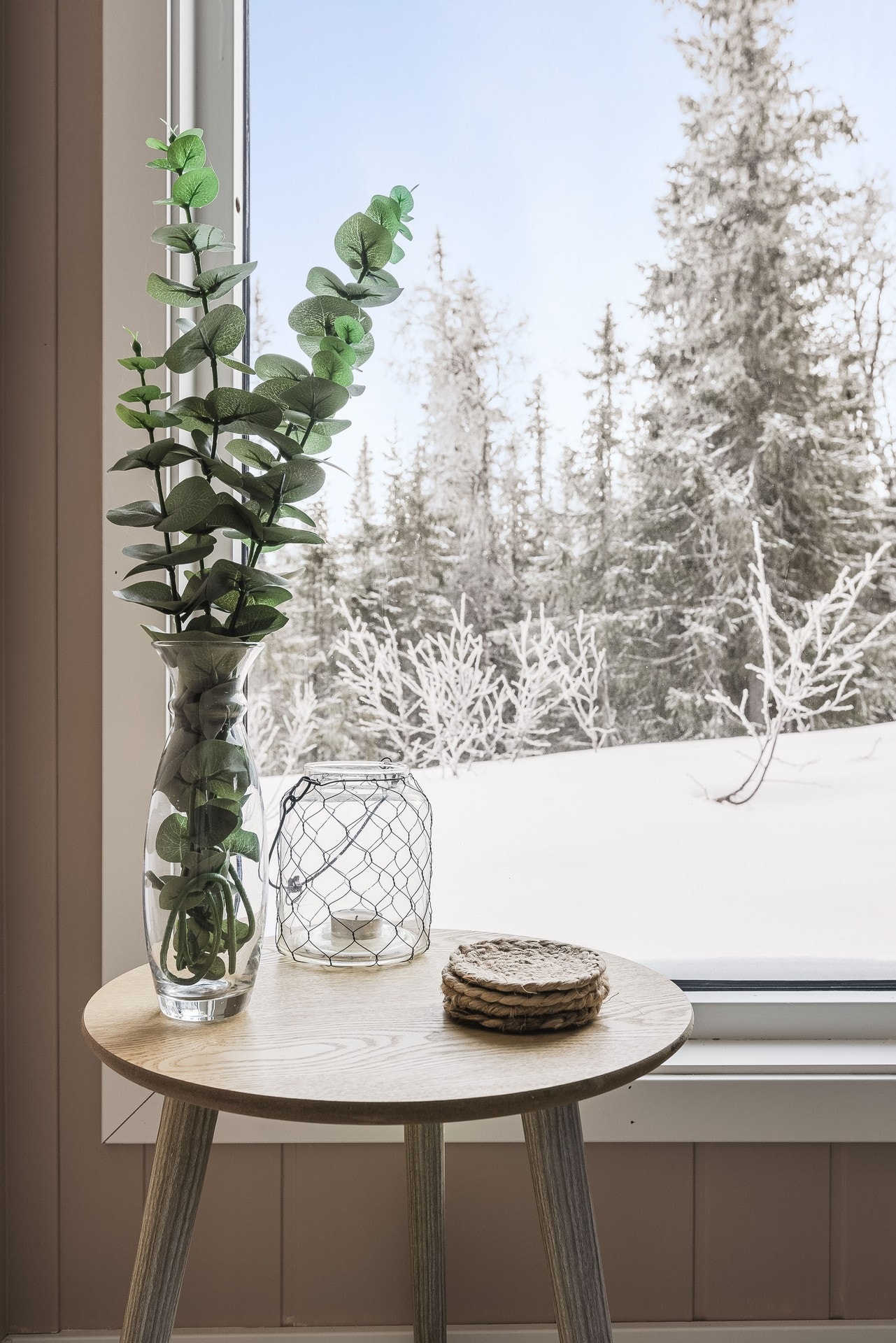 Utsiktsbild från gäststugan. Galleribilde