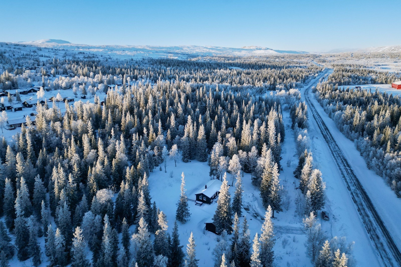 Vy ovanifrån. Galleribilde