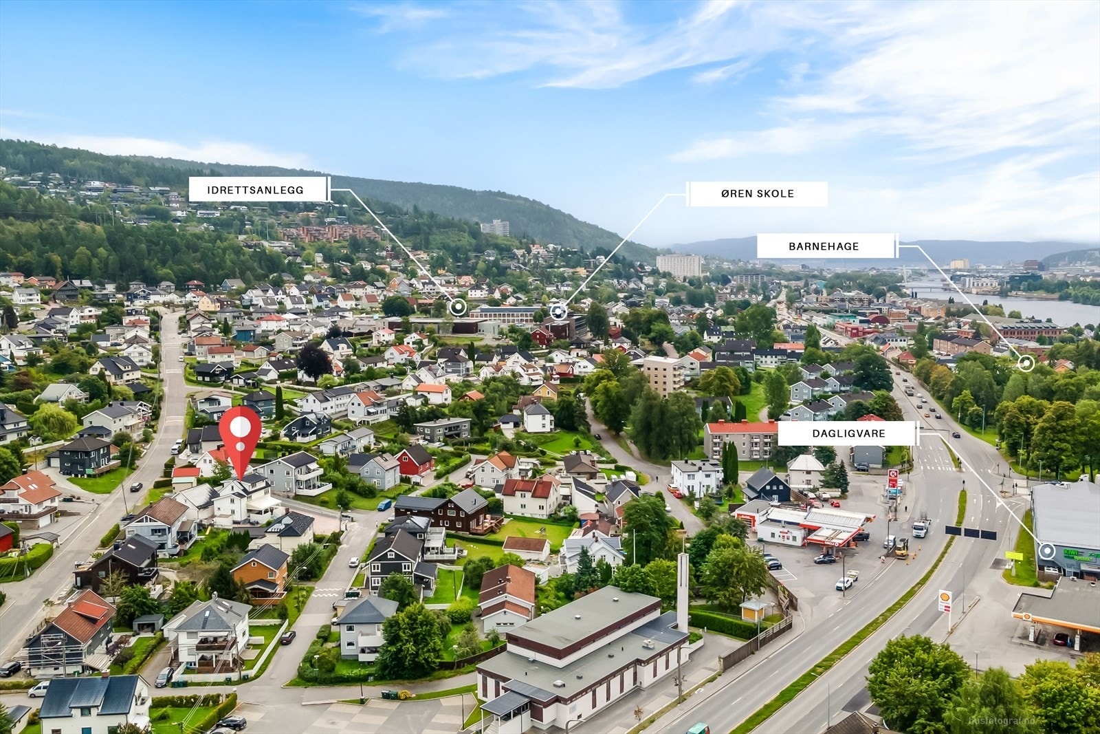 Et barnevennlig og sentralt område. Galleribilde