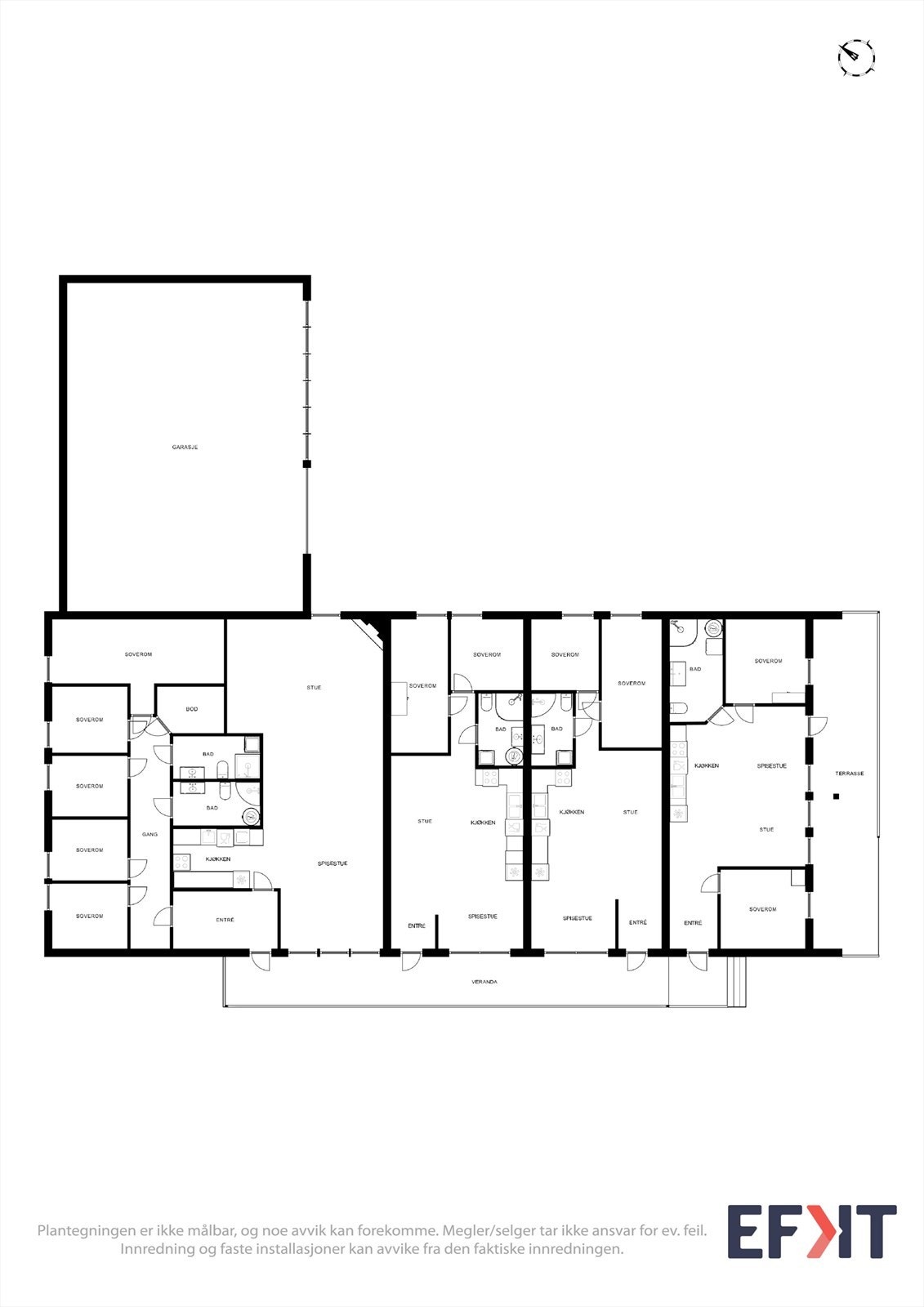 Plantegning Galleribilde