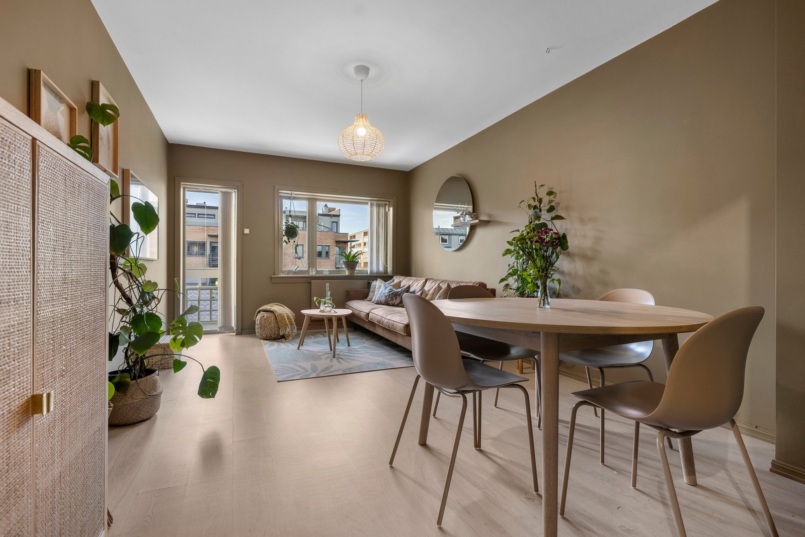 Leiligheten har en god og gjennomgående planløsning. Galleribilde