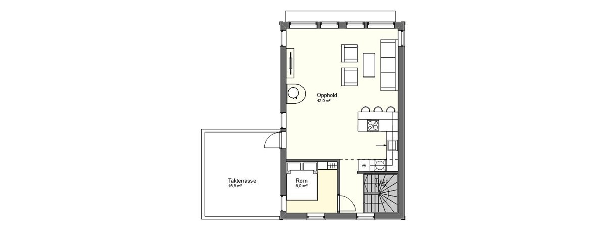 Fjellro 1A_2. etasje Galleribilde