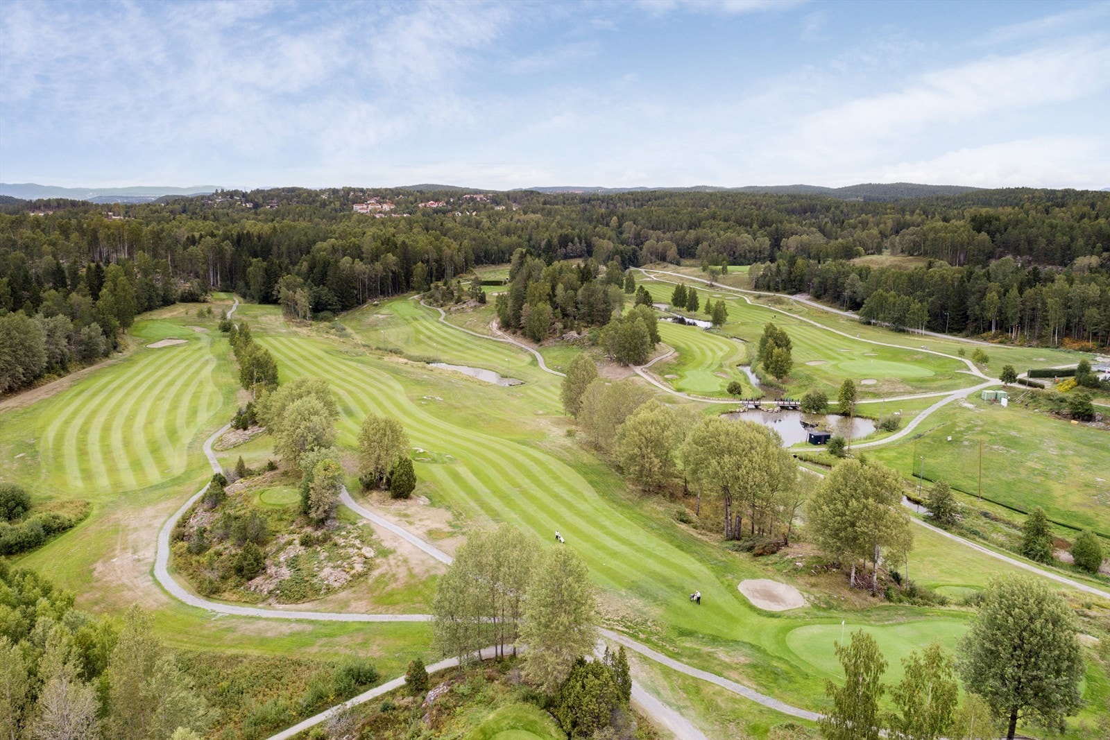 Oppegård kan tilby 18-hulls golfbane, skiløyper, lysløype og kunstgressbane Galleribilde
