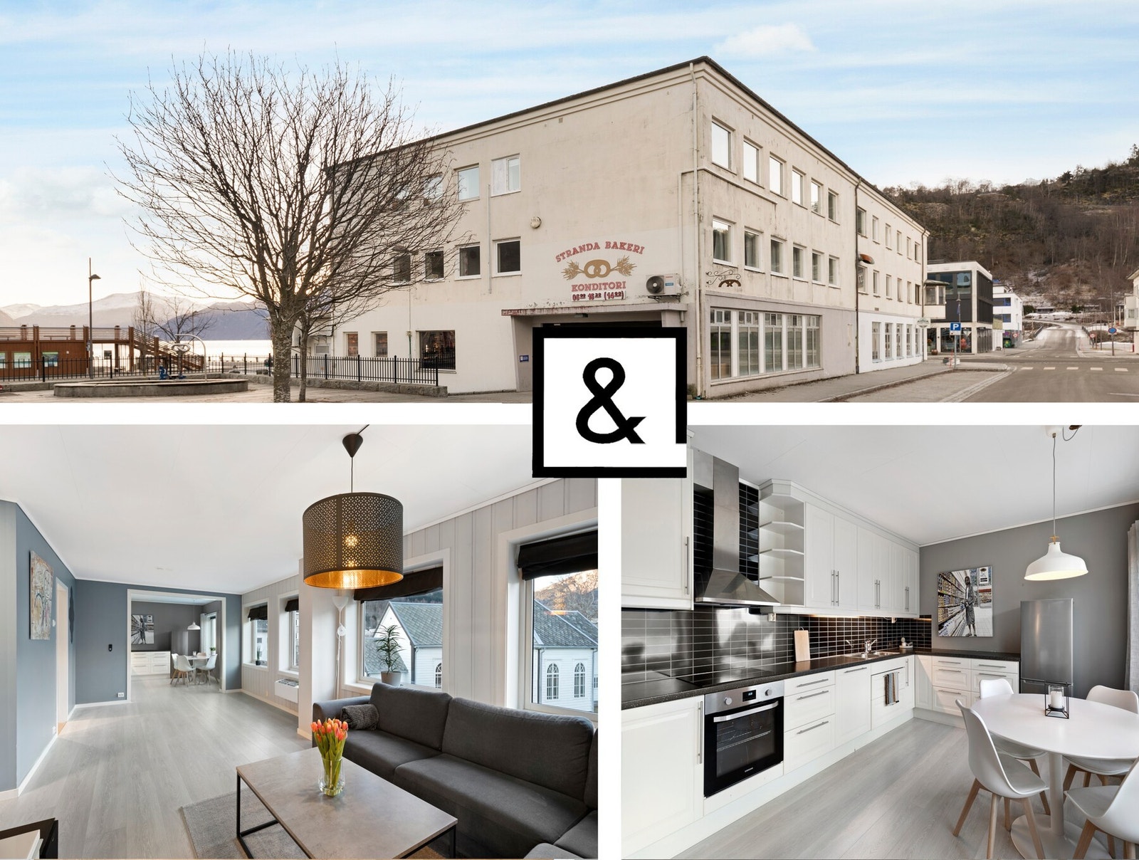 Velkommen til Sjøgata 2 - en oppusset toppleilighet med lave felleskostnader! Galleribilde