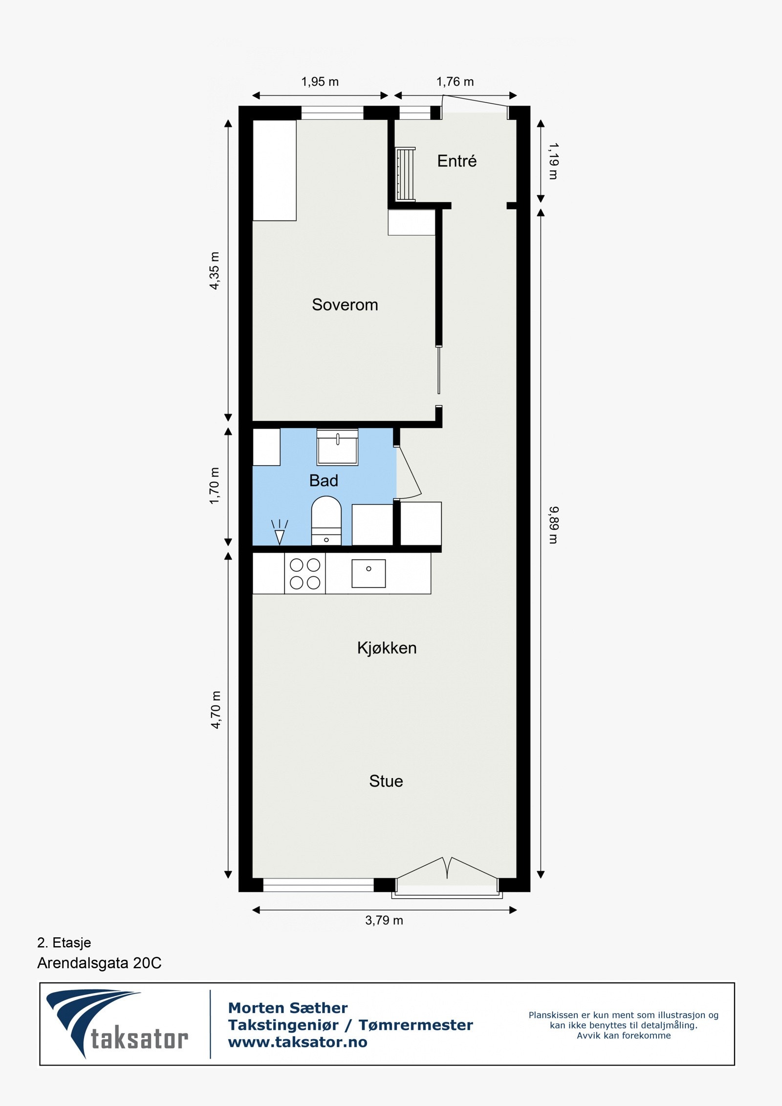 Plantegning - 2.etasje Galleribilde