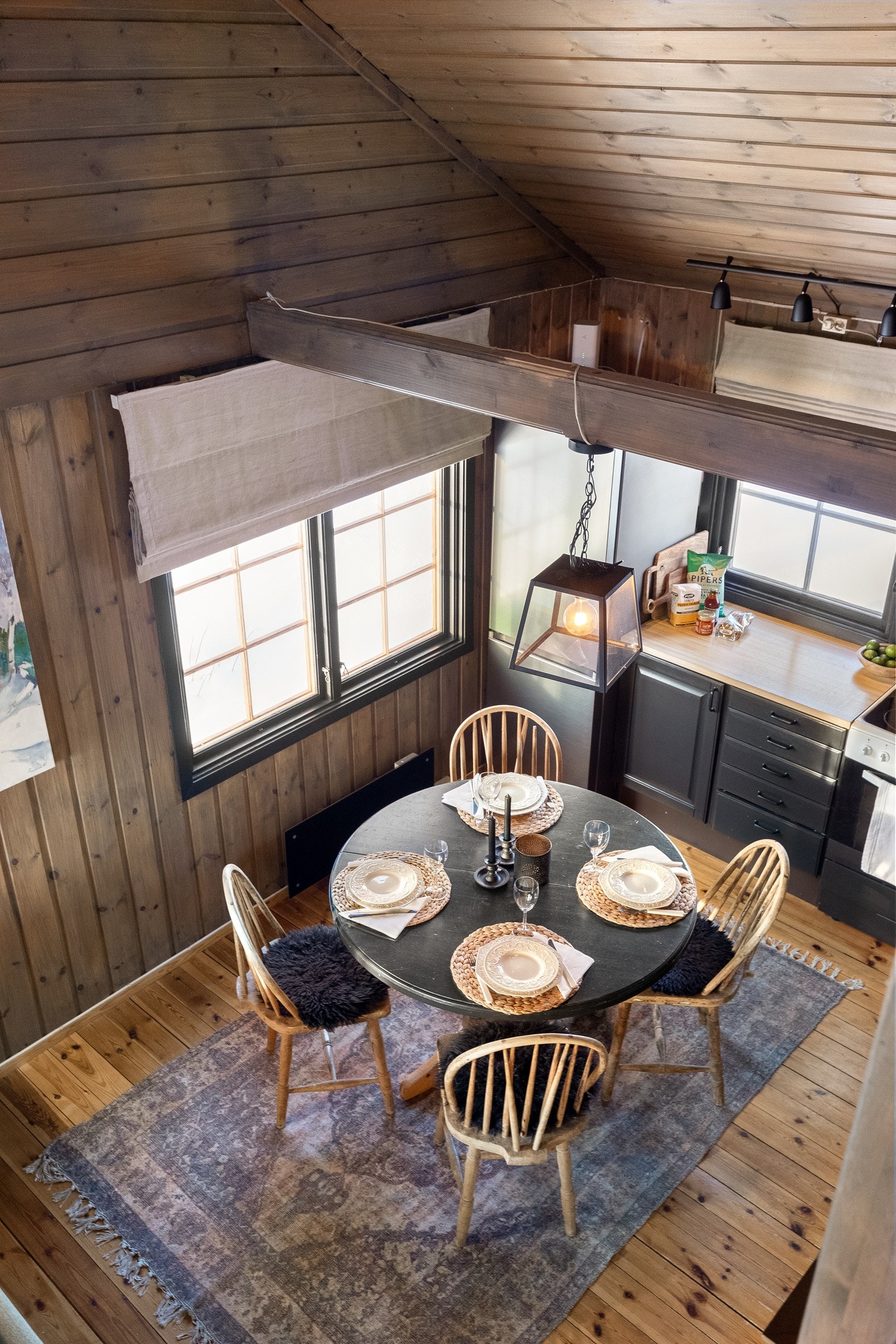 Hytten har en arealeffektiv og god planløsning. Galleribilde