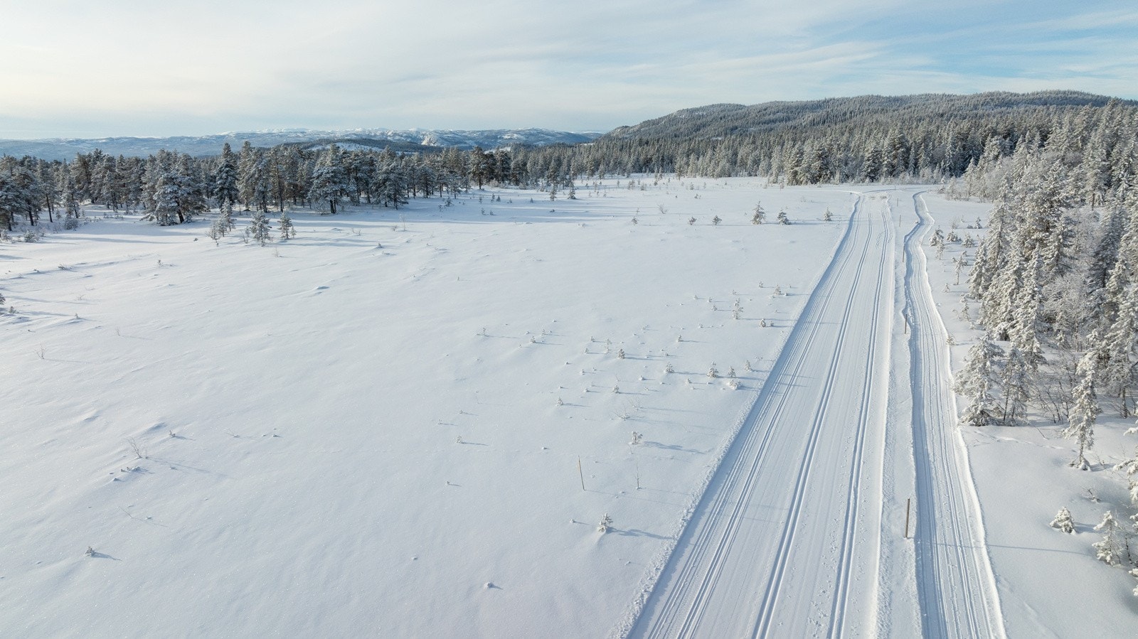 Skiløypenettet strekker seg fra Norefjell, Tempelseter, Høgevarde og Haglebu-området. Galleribilde