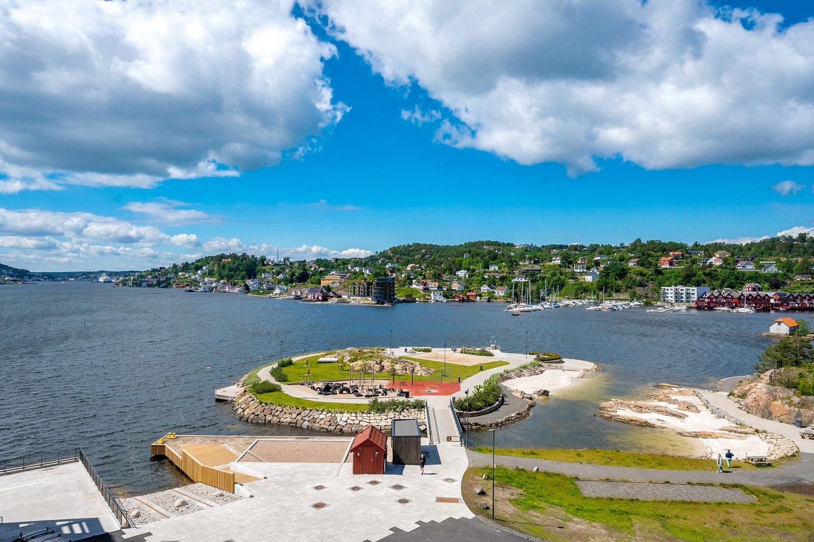 Utsikt mot vest Galleribilde