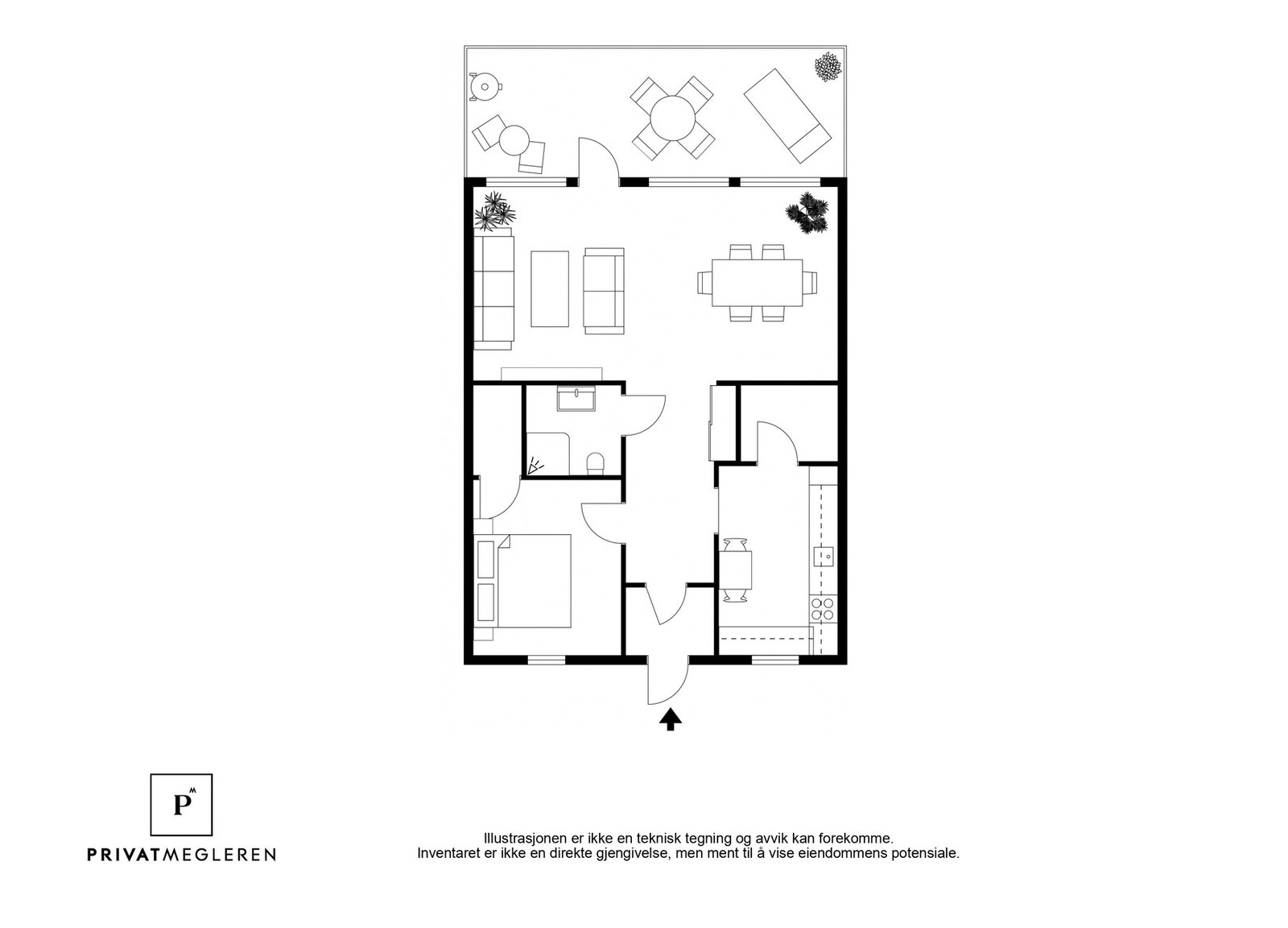 2D plantegning Galleribilde