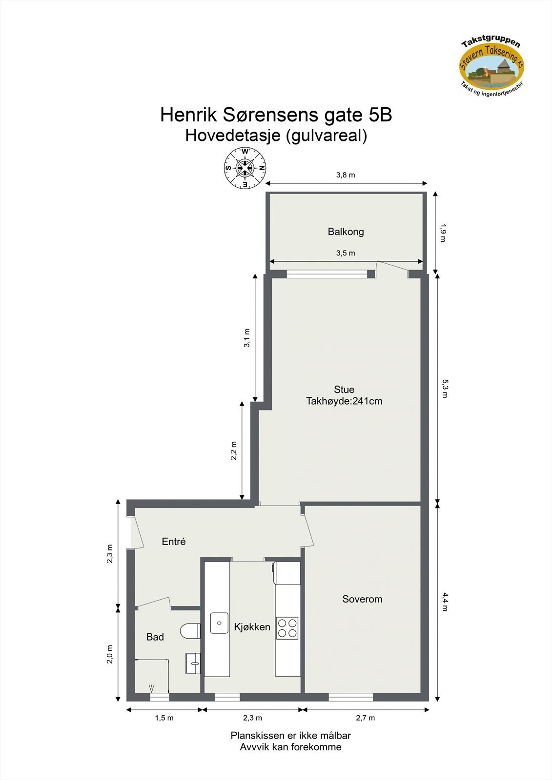 Plantegning, 2. etasje Galleribilde