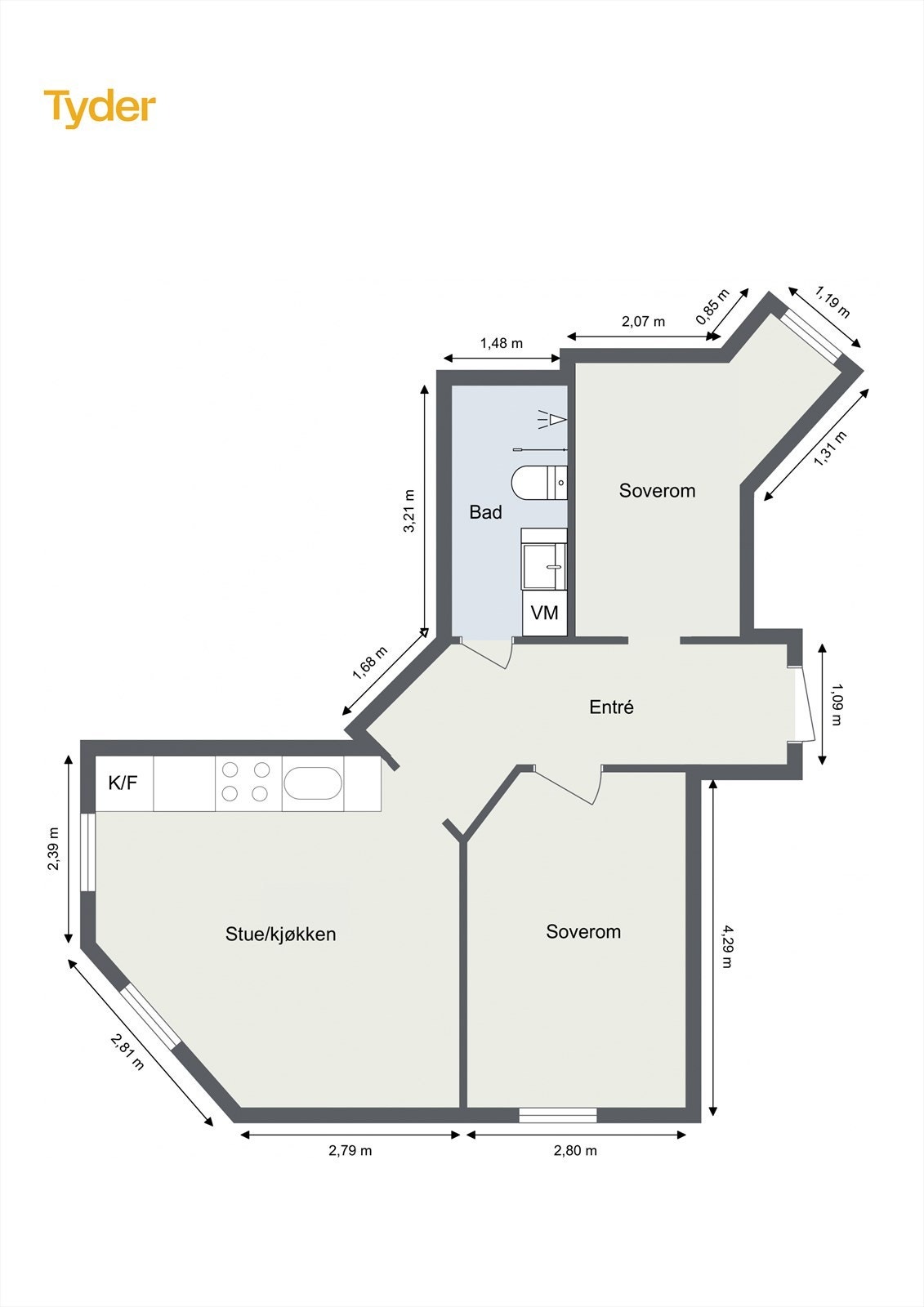 Alternativ plantegning. Galleribilde